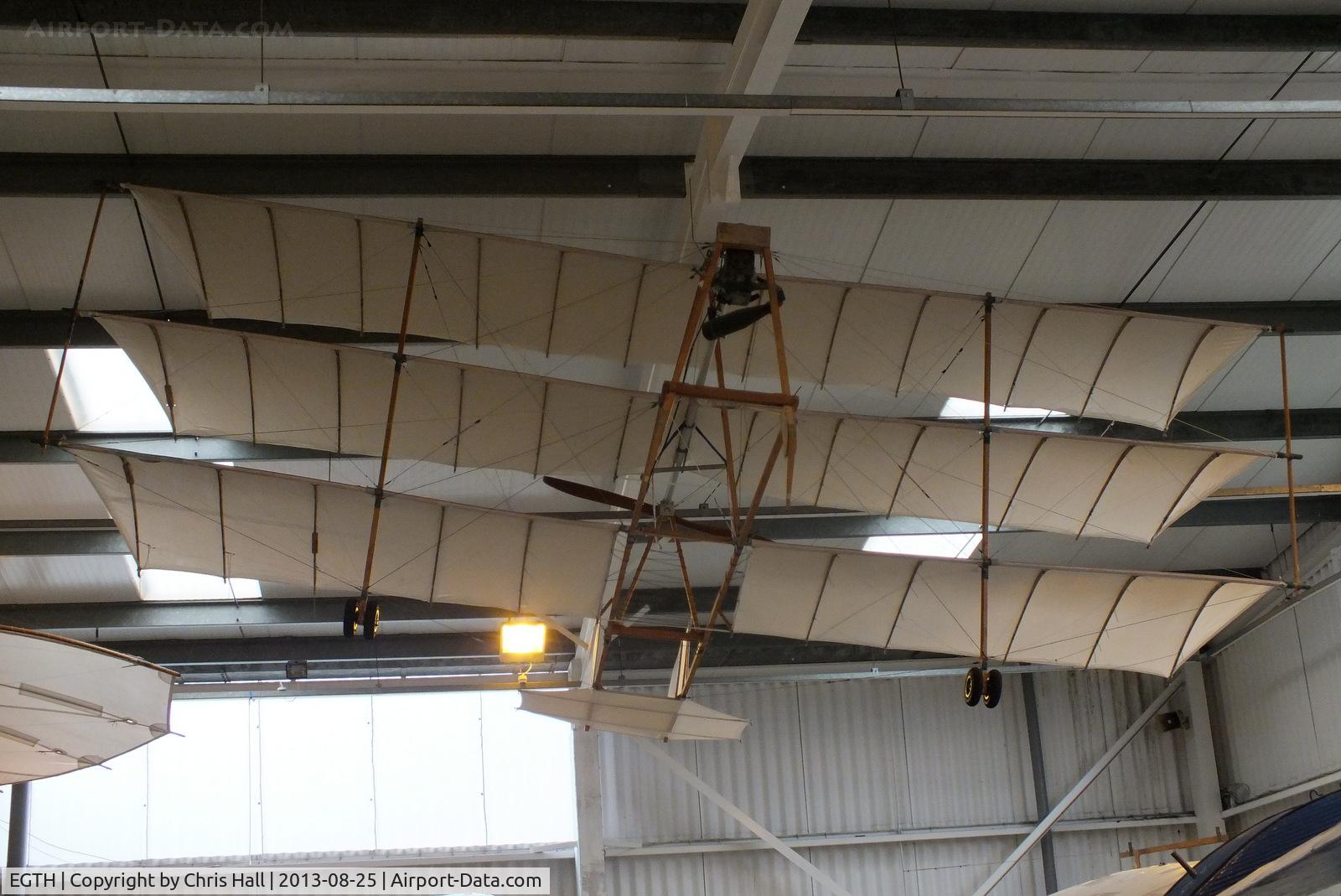 EGTH Airport - Pilcher Triplane replica at  The Shuttleworth Collection, Old Warden