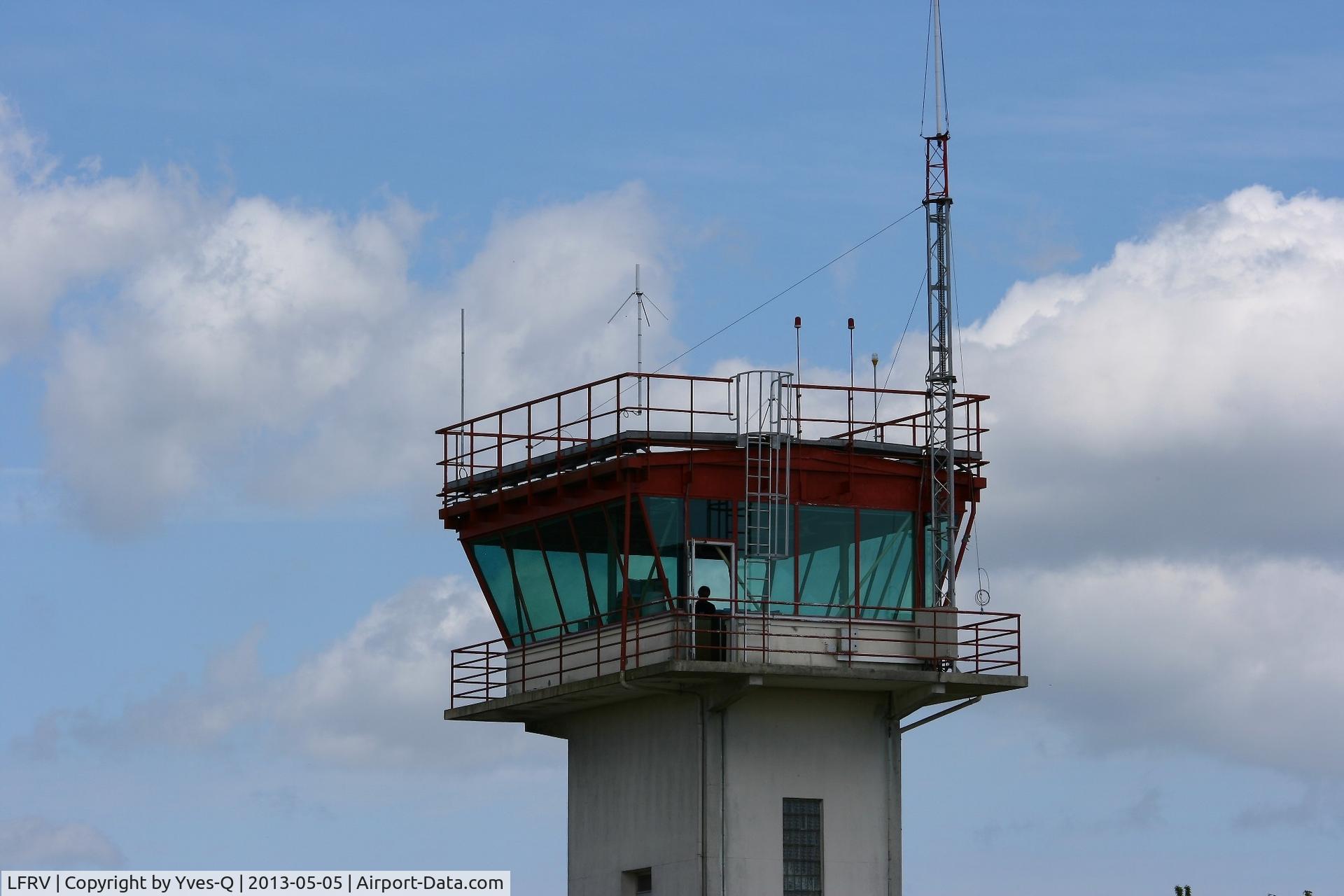 Vannes Meucon Airport, Vannes France (LFRV) - Control Tower, Vannes-Meucon Airport (LFRV-VNE)