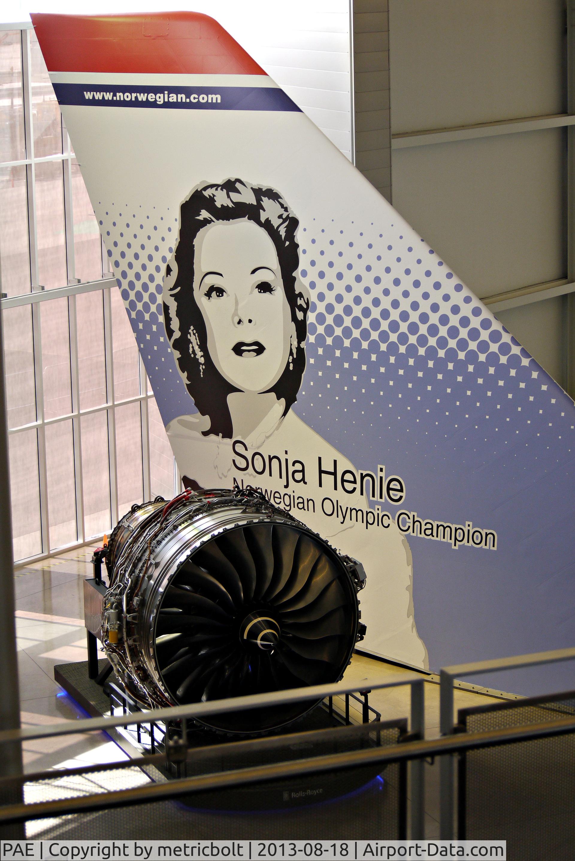 Snohomish County (paine Fld) Airport (PAE) - Sonja Henie at Future of Flight