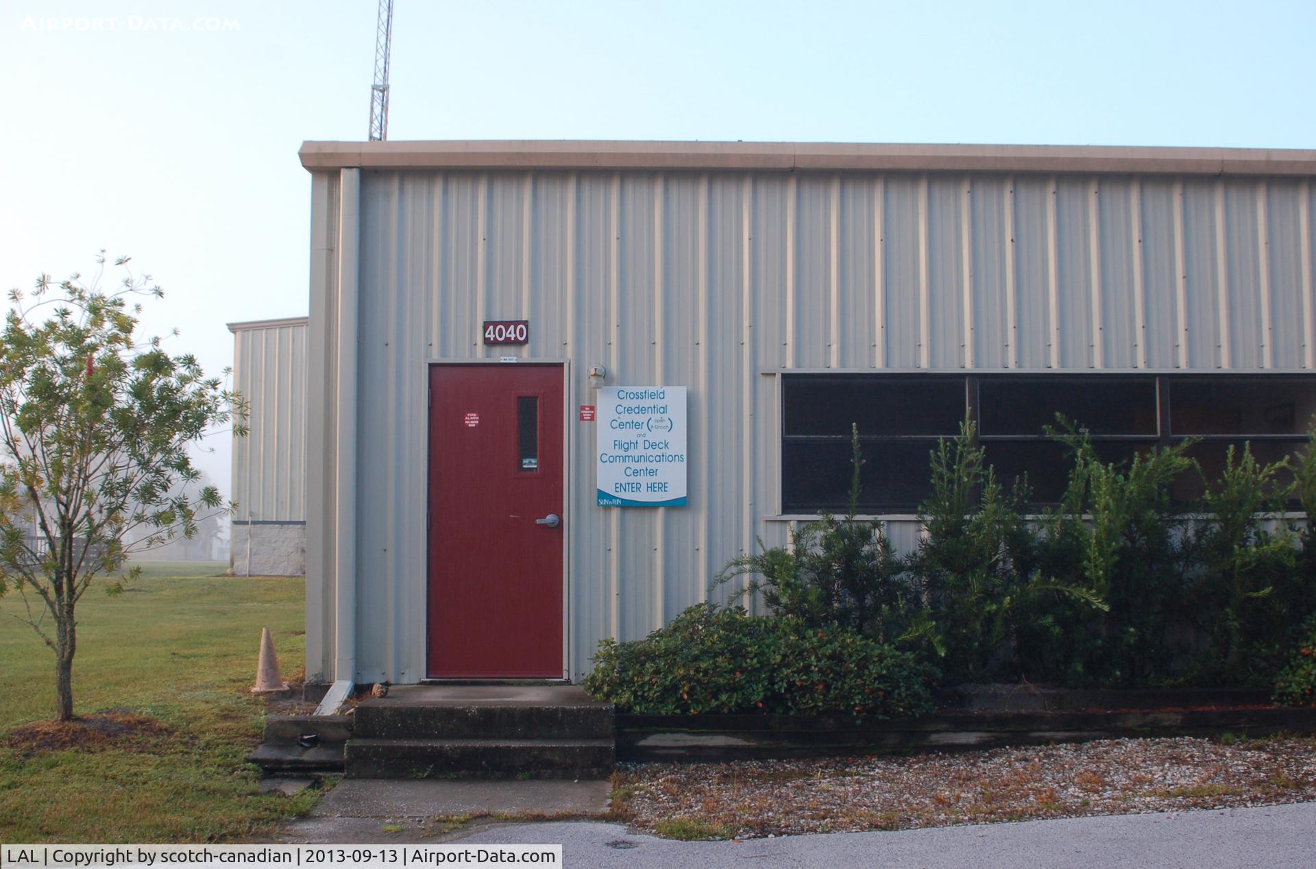 Lakeland Linder Regional Airport (LAL) - Crossfield Credential Center and Flight Deck Communications Center at Lakeland Linder Regional Airport, Lakeland, FL  