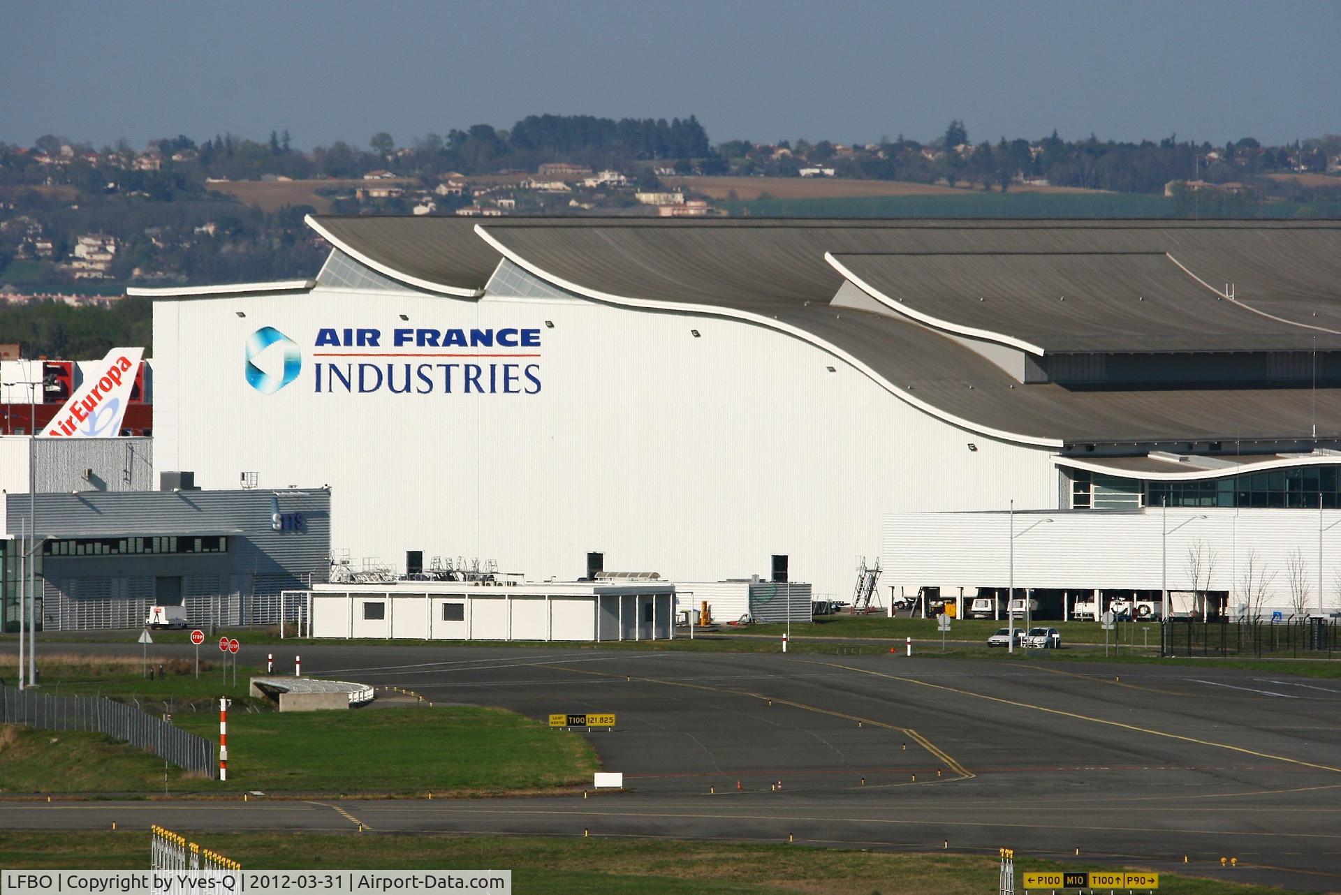 Toulouse Airport, Blagnac Airport France (LFBO) - Air France Industries Workshops, Toulouse-Blagnac Airport (LFBO-TLS)