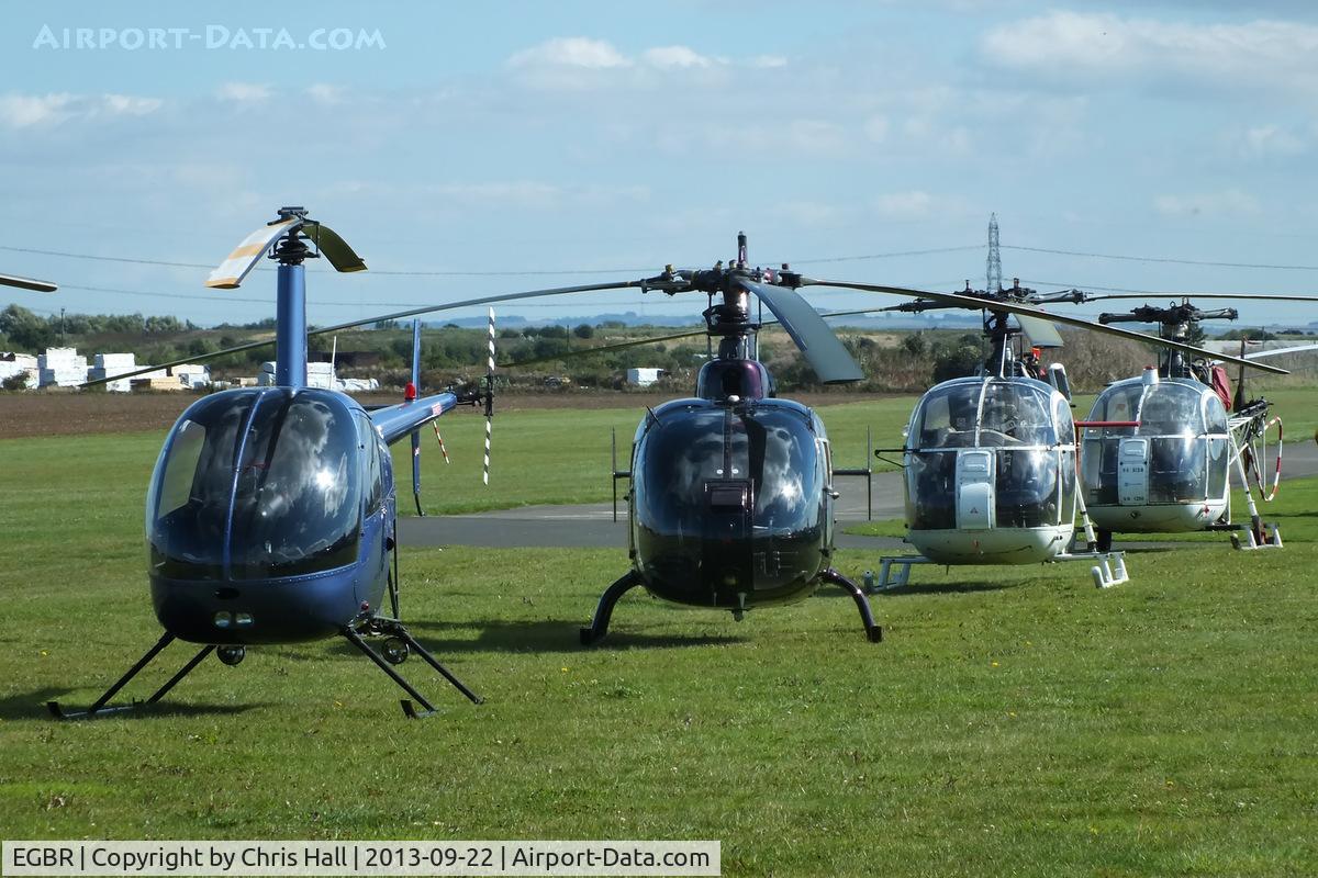 EGBR Airport - at Breighton's Heli Fly-in, 2013