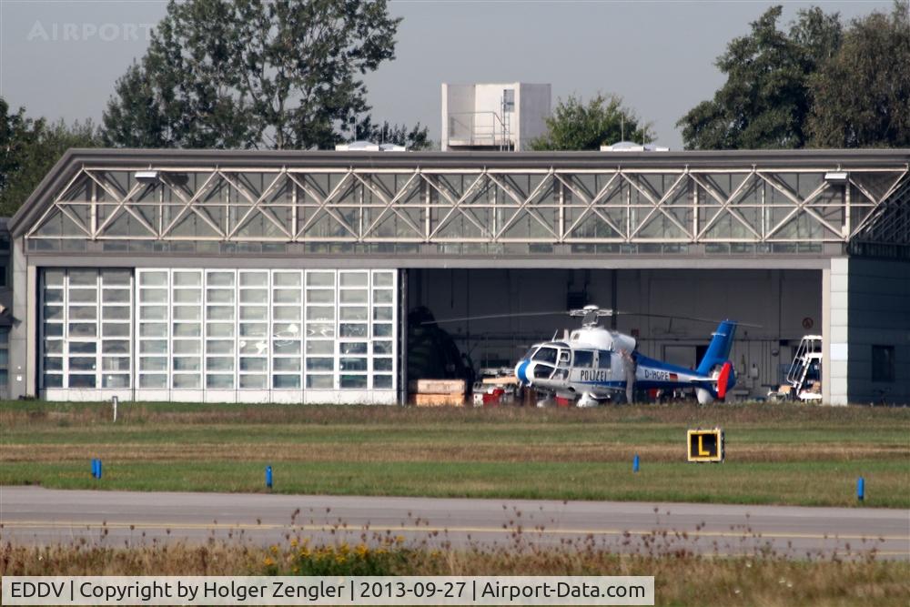 Hanover/Langenhagen International Airport, Hanover Germany (EDDV) - Hanover police heli base.....