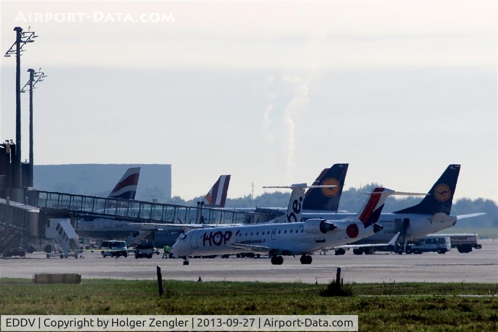 Hanover/Langenhagen International Airport, Hanover Germany (EDDV) - View on apron C......