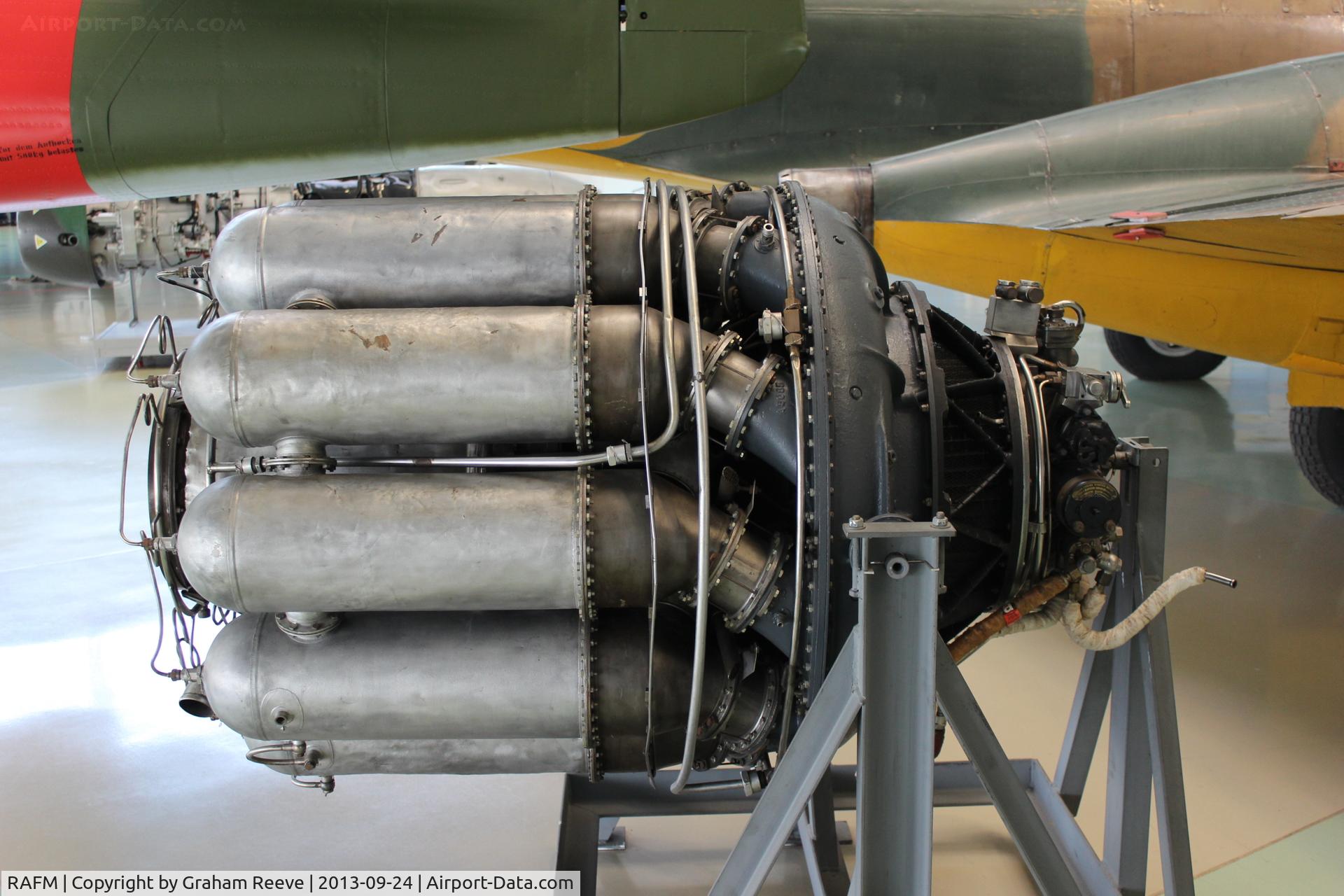 RAFM Airport - Power Jets W.2B-500, on display at the RAF Museum, Hendon.