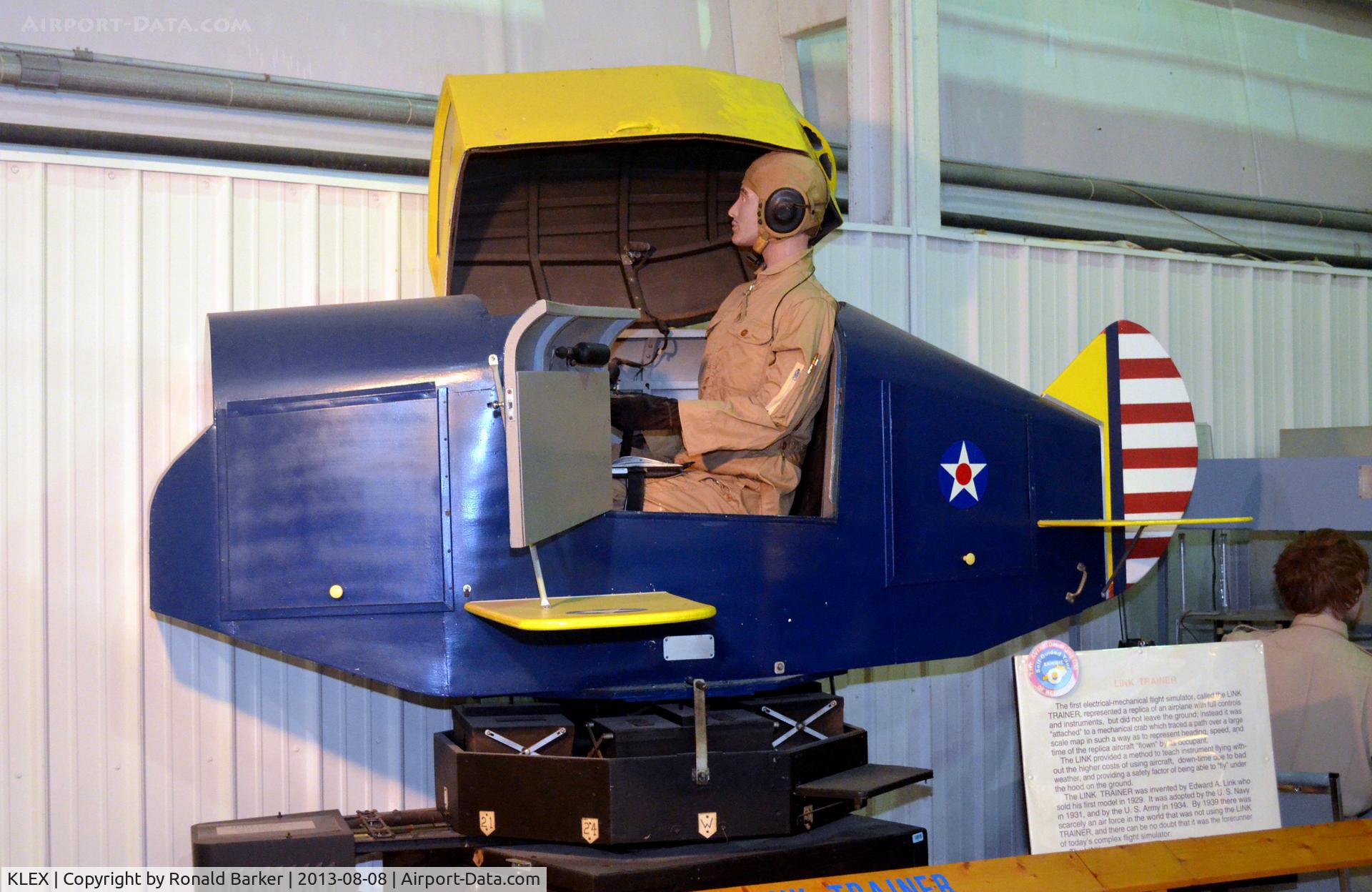 Blue Grass Airport (LEX) - Link trainer at the Aviation Museum of KY