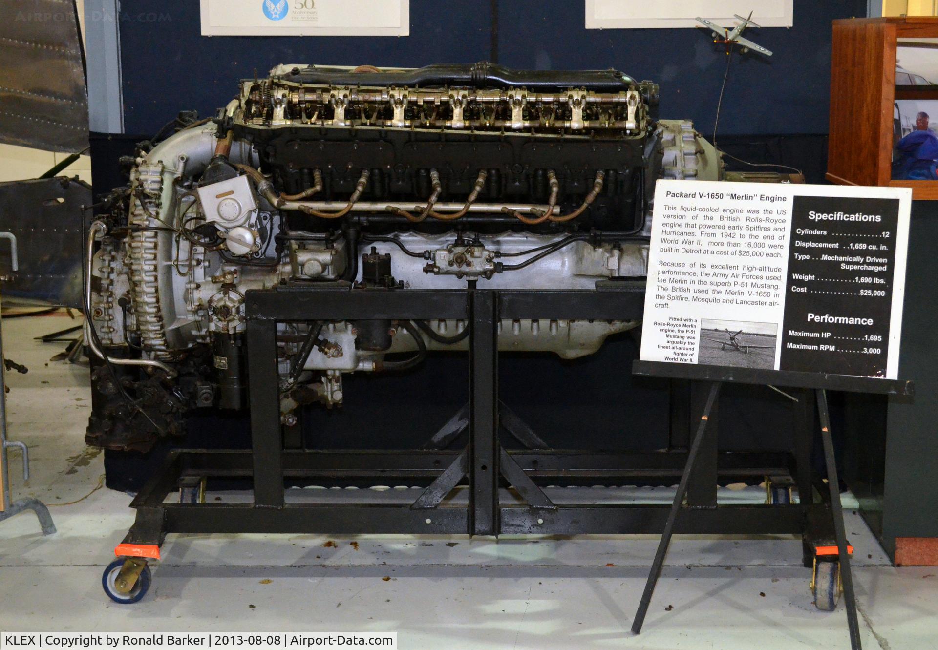Blue Grass Airport (LEX) - Packard V-1650 