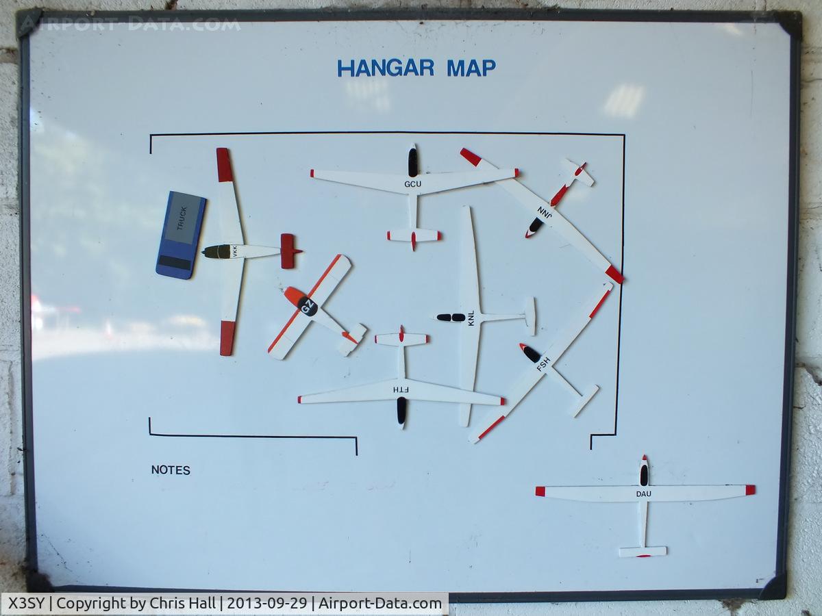 X3SY Airport - hangar map at Saltby airfield