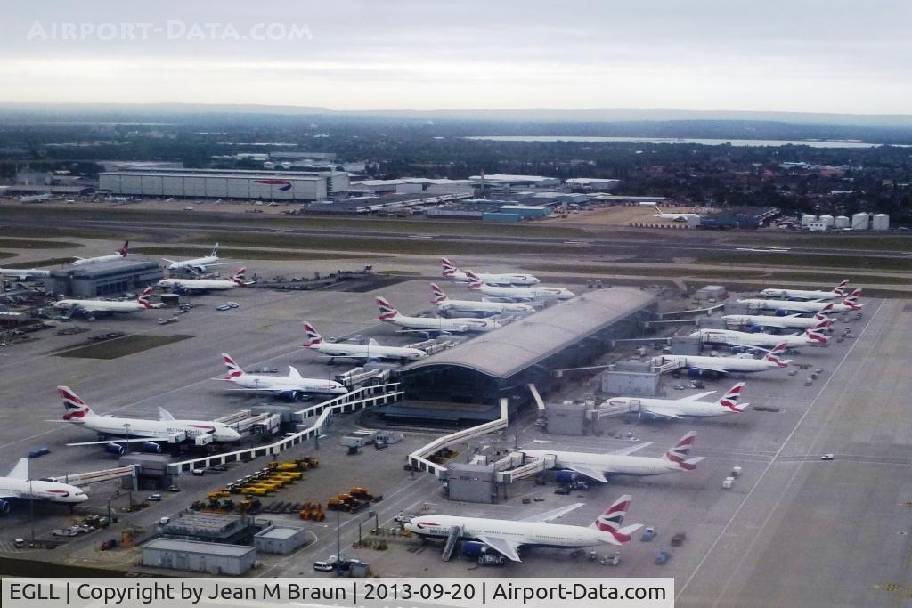 London Heathrow Airport, London, England United Kingdom (EGLL) - London Heathrow Terminal 5 British Airways / Iberia concourses.