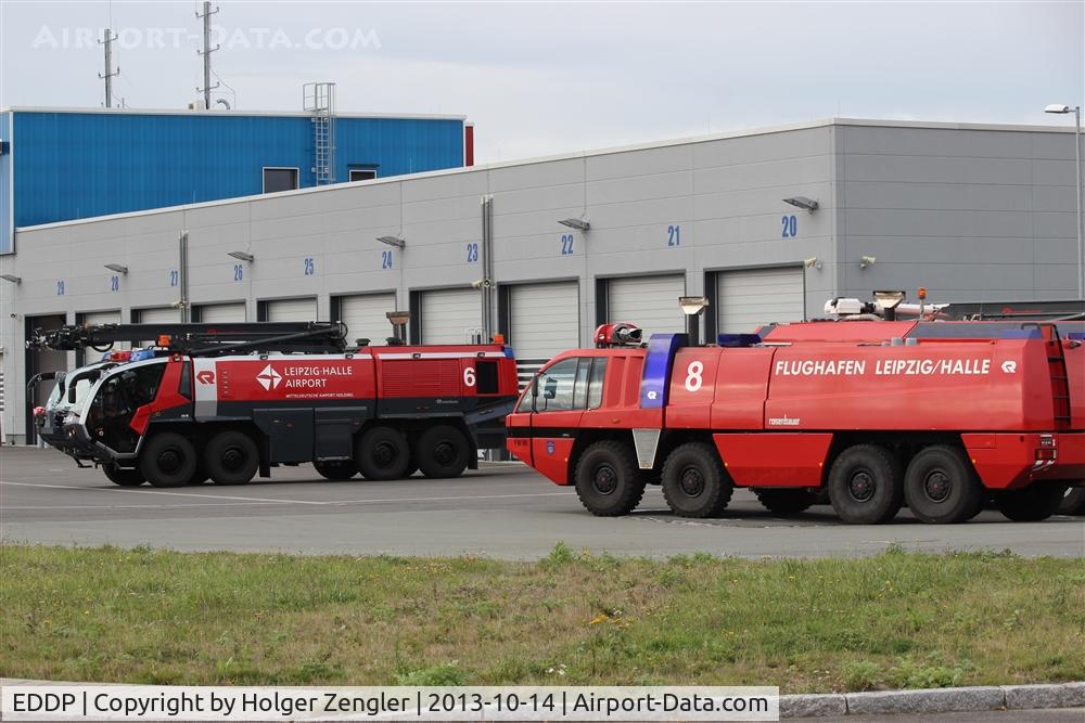 Leipzig/Halle Airport, Leipzig/Halle Germany (EDDP) - At fire station west....