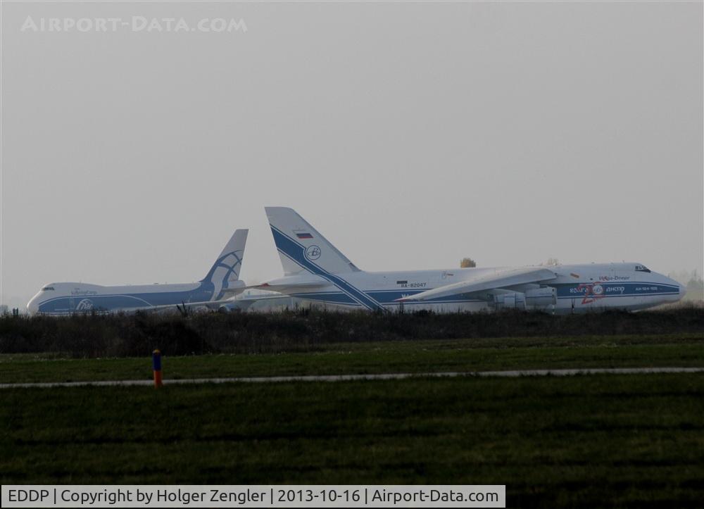 Leipzig/Halle Airport, Leipzig/Halle Germany (EDDP) - Russian-Russian meeting on apron 3....