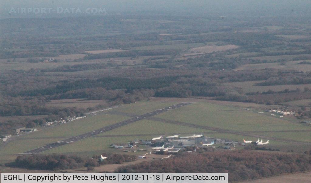Lasham Airfield Airport, Basingstoke, England United Kingdom (EGHL) - west abeam Lasham showing stored Boeing 727 and 737