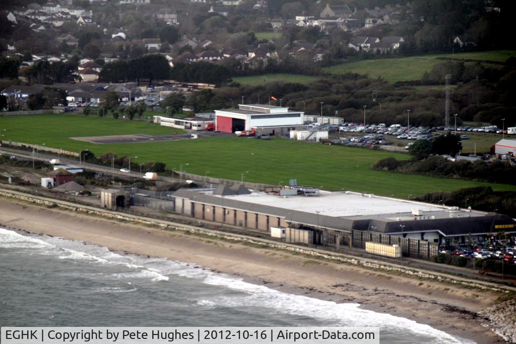 Penzance Heliport Airport, Penzance, England United Kingdom (EGHK) - Penzance Heliport, now buried by a Sainsbury's supermarket, victim of greed