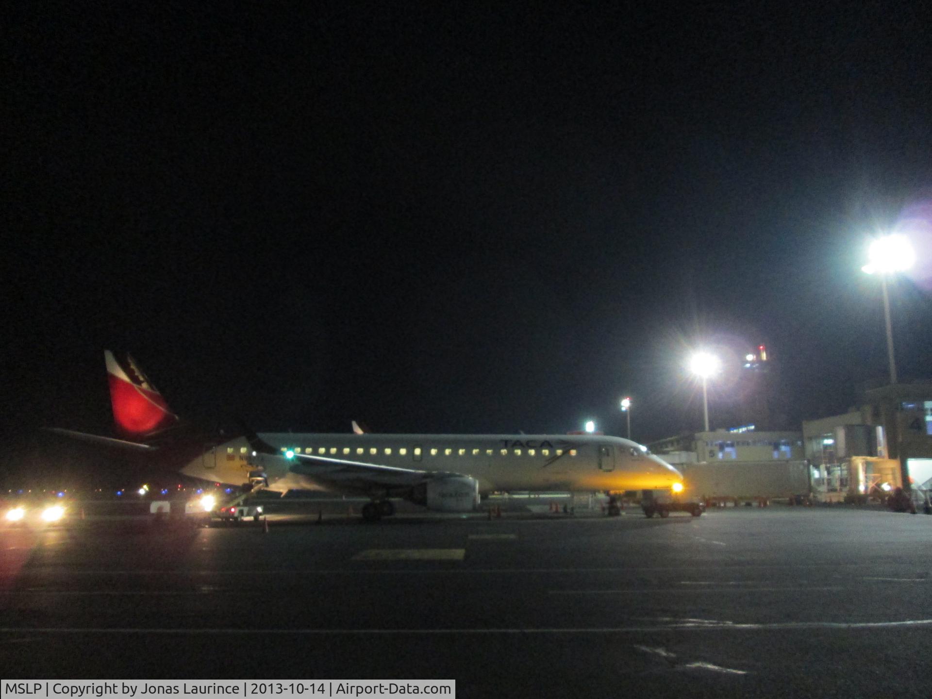 El Salvador International Airport, San Salvador El Salvador (MSLP) - TACA Aircraft at the El Salvador International Airport (Comalpa) of San Salvador