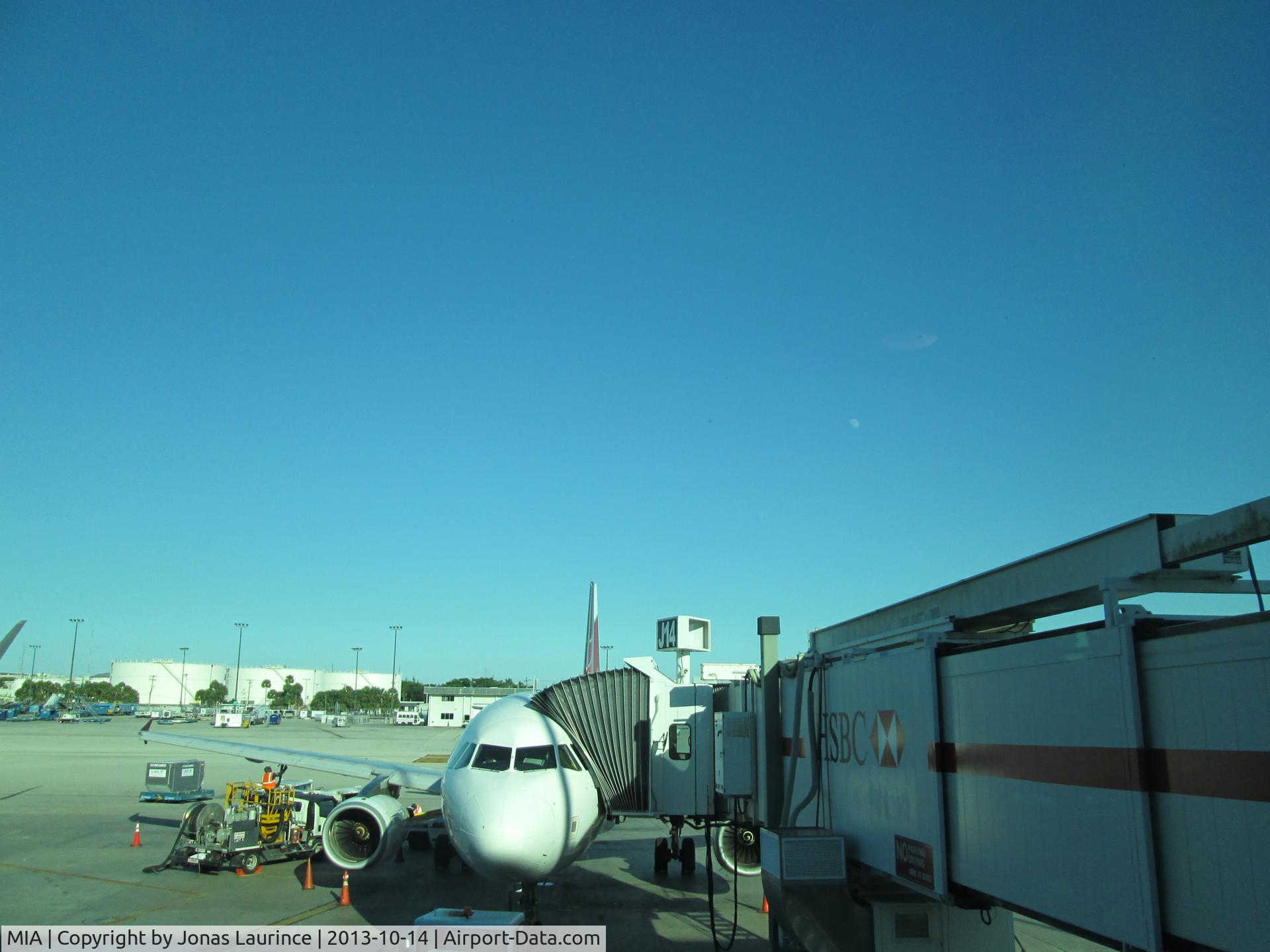 Miami International Airport (MIA) - TACA Aircraft boarding to El Salvador at the South Terminal of the Miami International Airport (MIA)