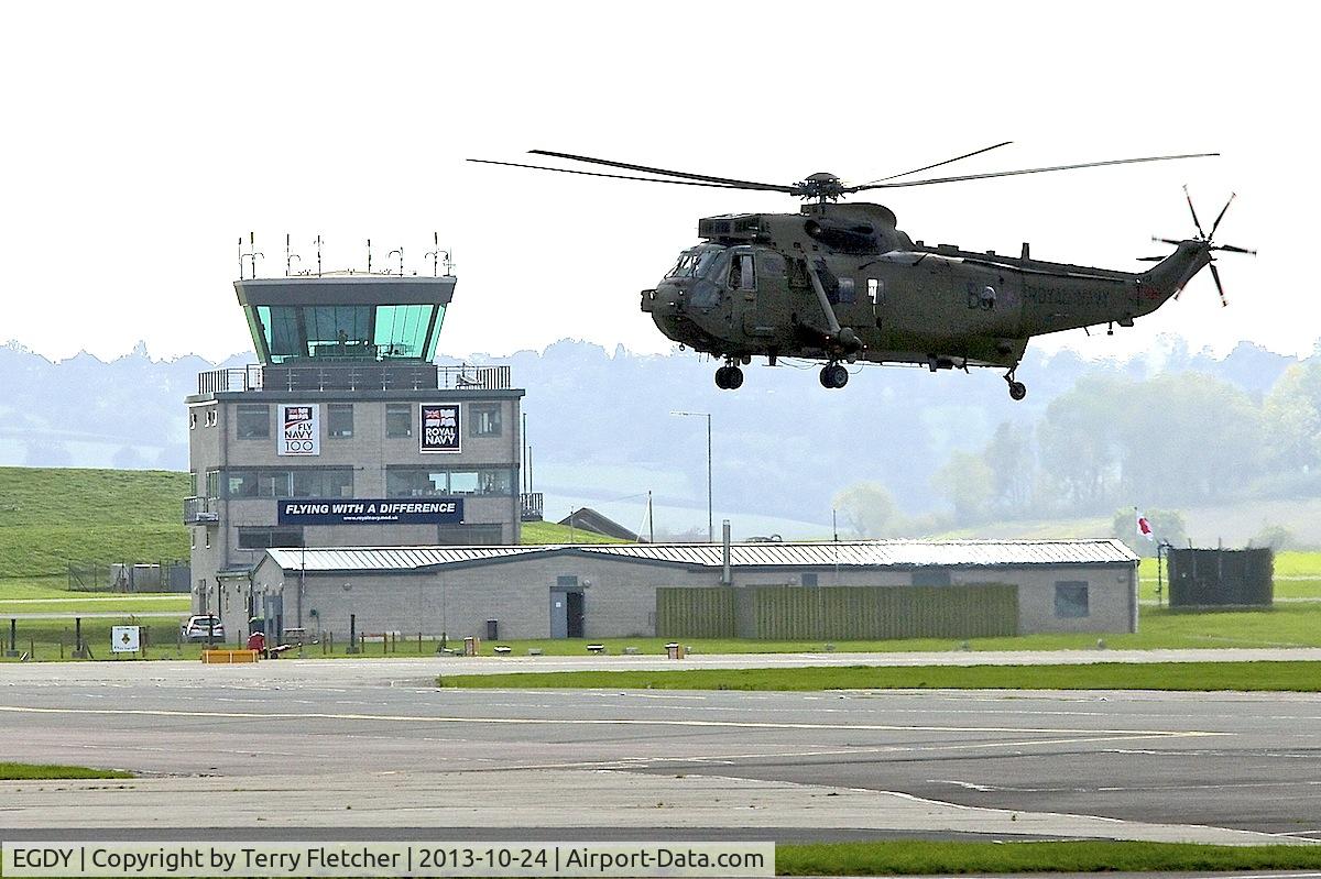 RNAS Yeovilton Airport, Yeovil, England United Kingdom (EGDY) - Apron & Control Tower at RNAS Yeovilton
