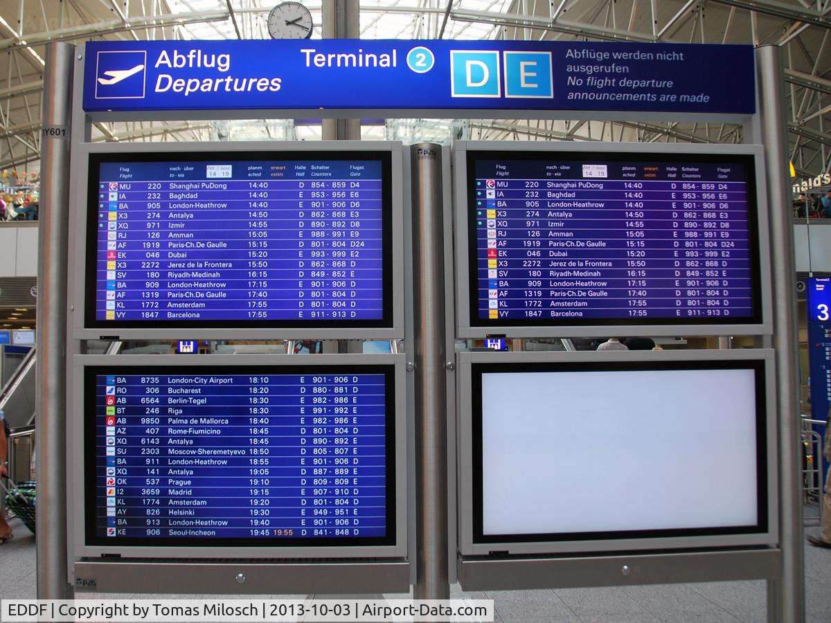 Frankfurt International Airport, Frankfurt am Main Germany (EDDF) - Quite a lot of different destinations...