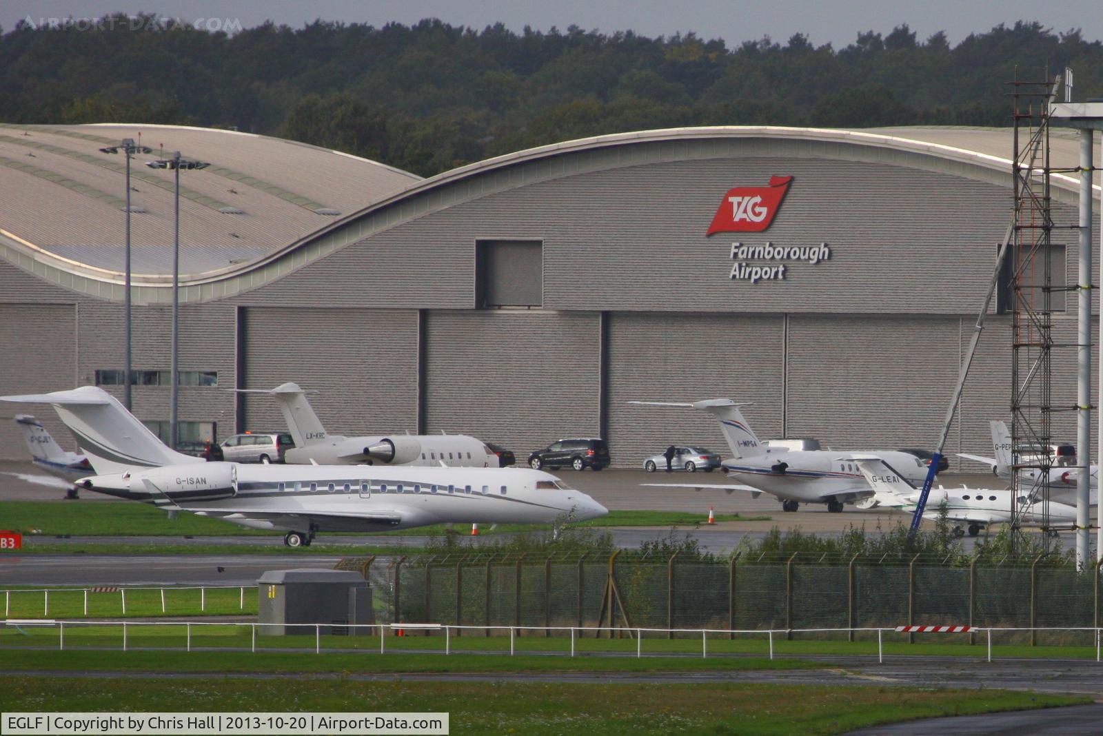 Farnborough Airfield Airport, Farnborough, England United Kingdom (EGLF) - TAG Apron at Farnborough Airfield