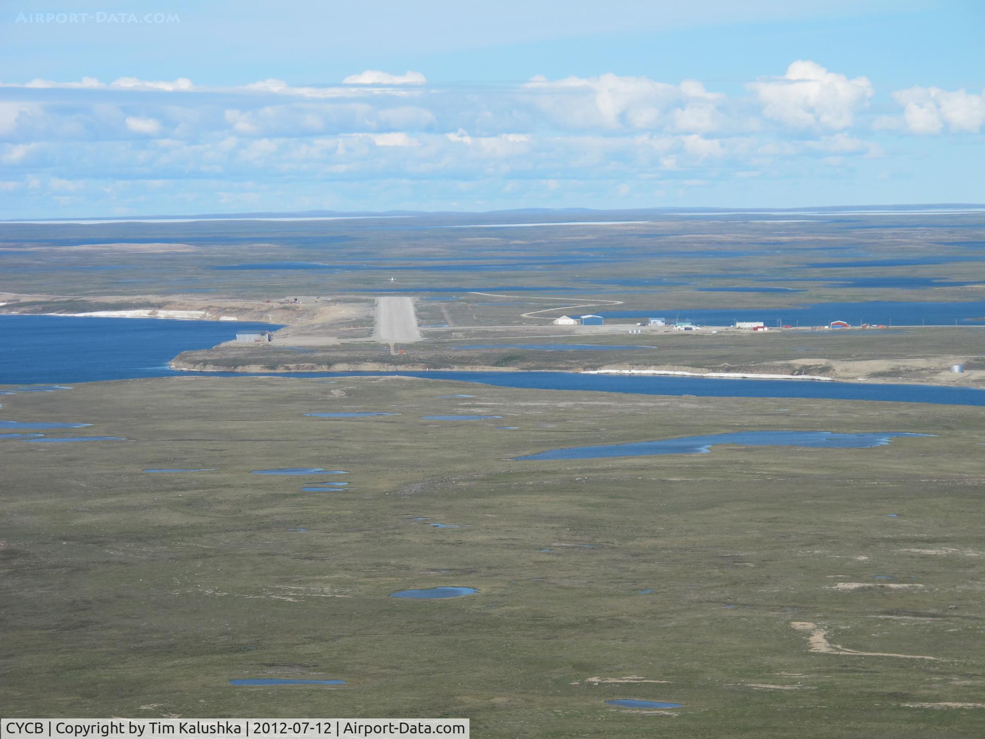 Cambridge Bay Airport, Cambridge Bay, Nunavut Canada (CYCB) - Final for runway 307T Cambridge Bay