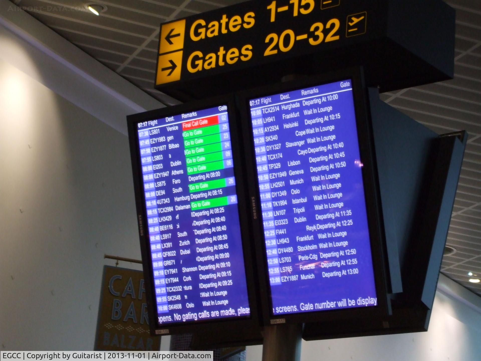 Manchester Airport, Manchester, England United Kingdom (EGCC) - I must of been really bored to take this photo 