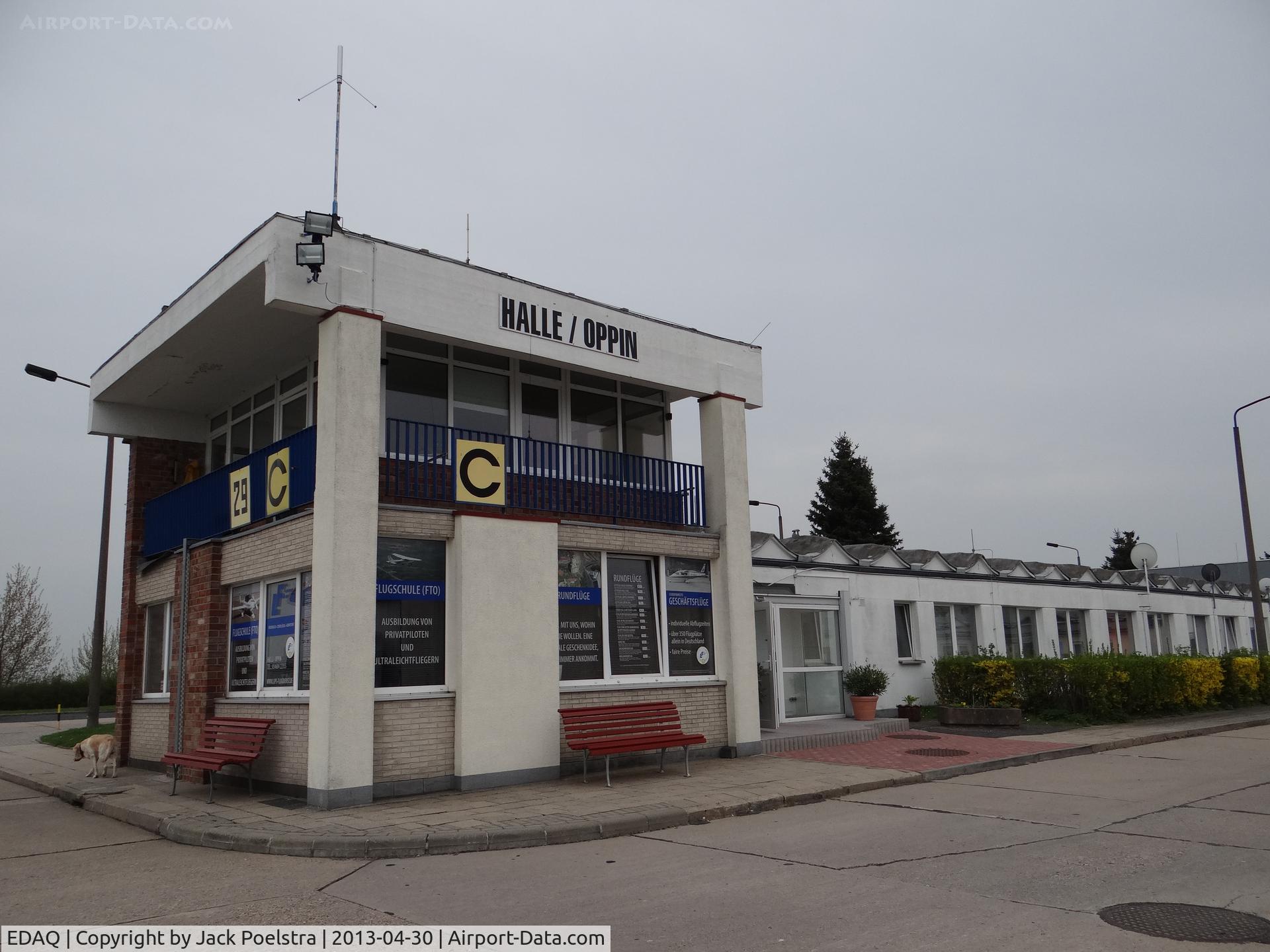 HALLE OPPIN AIRPORT,  Germany (EDAQ) - terminal of Halle opppin