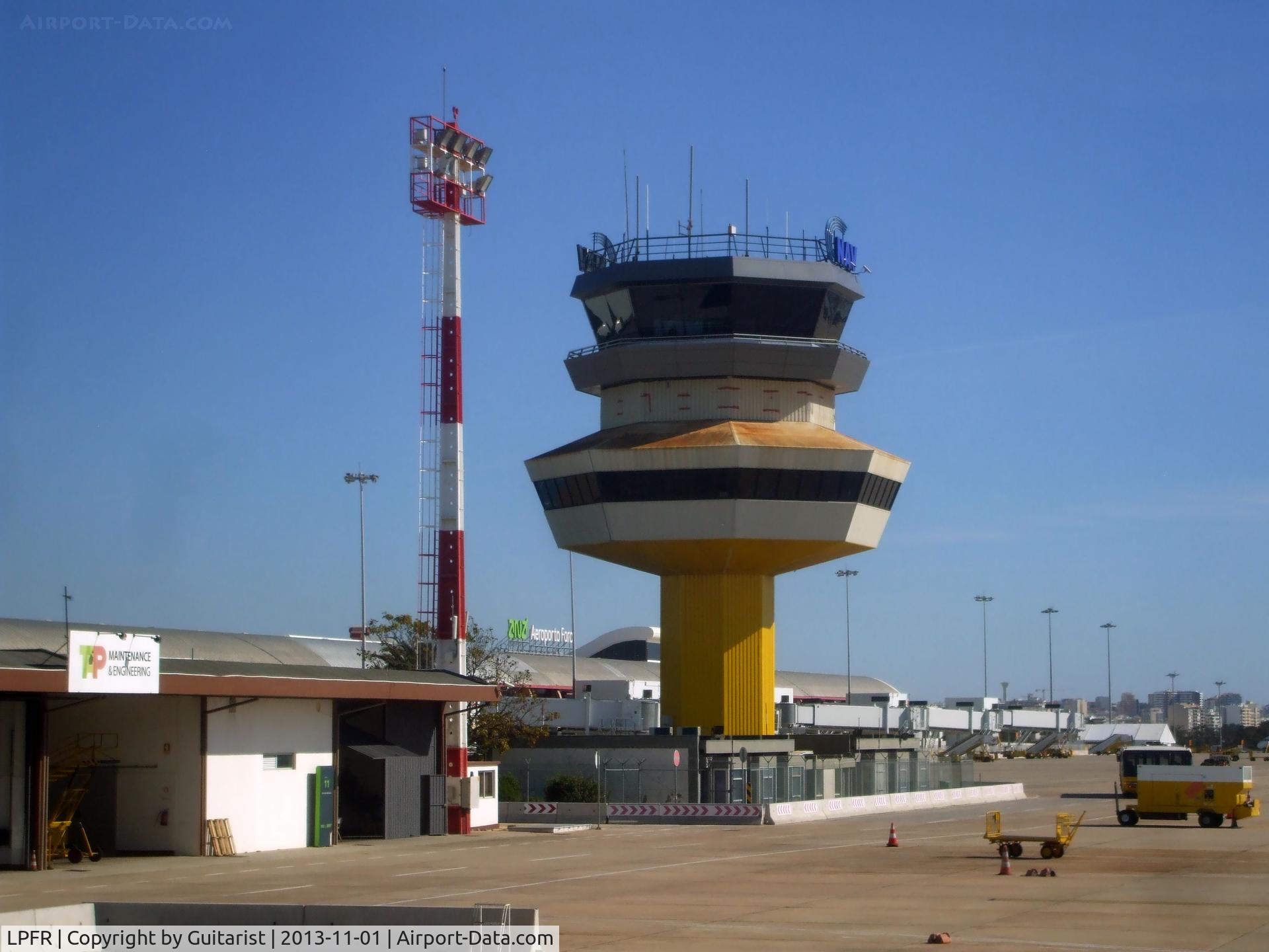 Faro Airport, Faro Portugal (LPFR) - The control tower at Faro