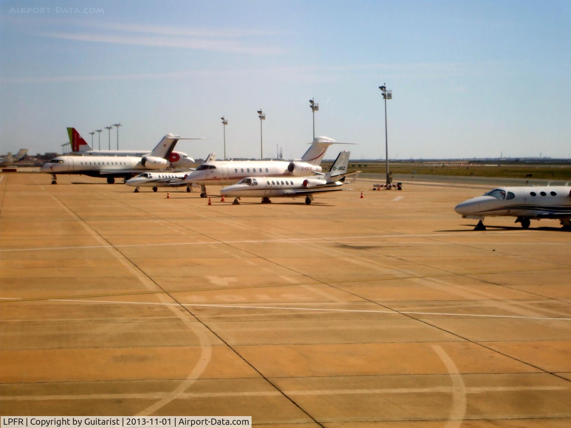 Faro Airport, Faro Portugal (LPFR) - Part of the GA at Faro