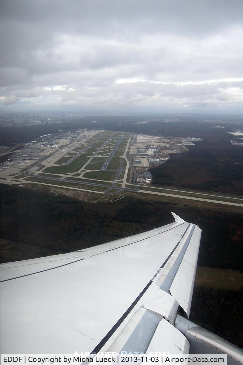 Frankfurt International Airport, Frankfurt am Main Germany (EDDF) - View from D-AISH, climbing out of FRA, enroute to HEL