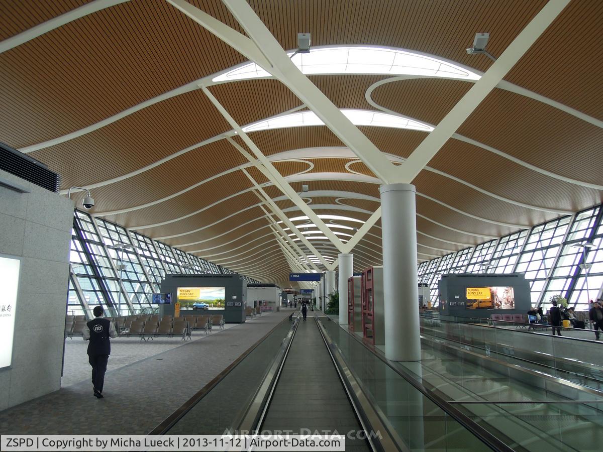 Shanghai Pudong International Airport, Shanghai China (ZSPD) - The very spacious Terminal 2 at Pu Dong