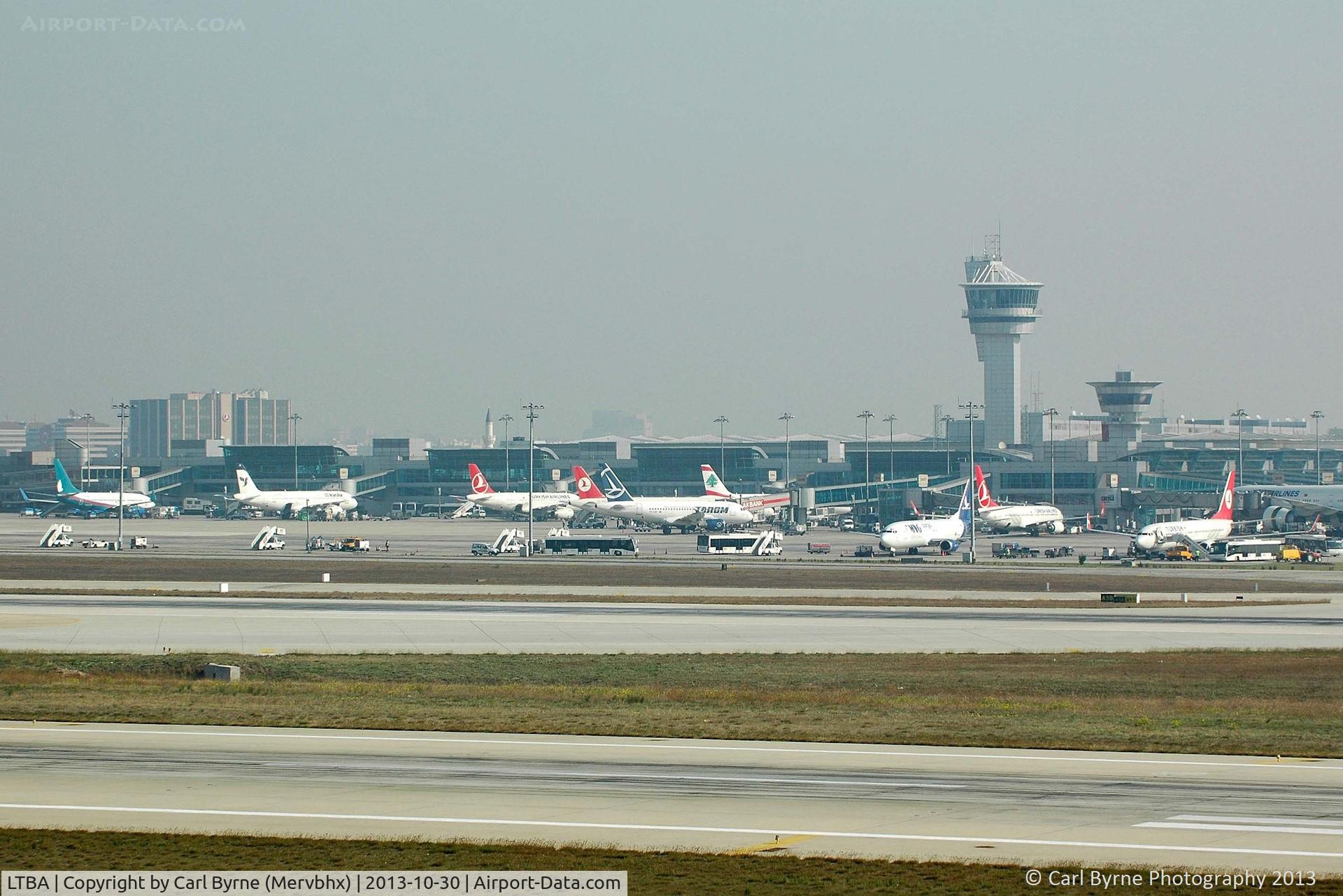 Istanbul Atatürk International Airport, Istanbul Turkey (LTBA) - Taken from the Fly Inn Shopping Mall.