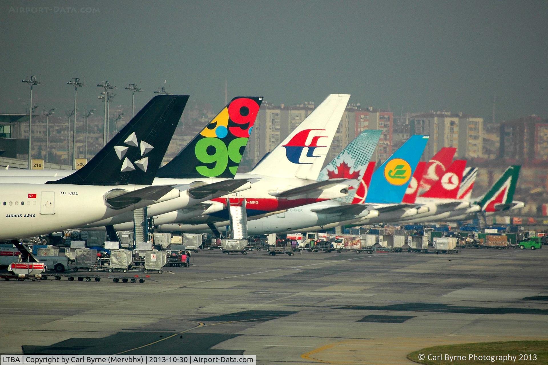 Istanbul Atatürk International Airport, Istanbul Turkey (LTBA) - Taken from the Fly Inn Shopping Mall.
