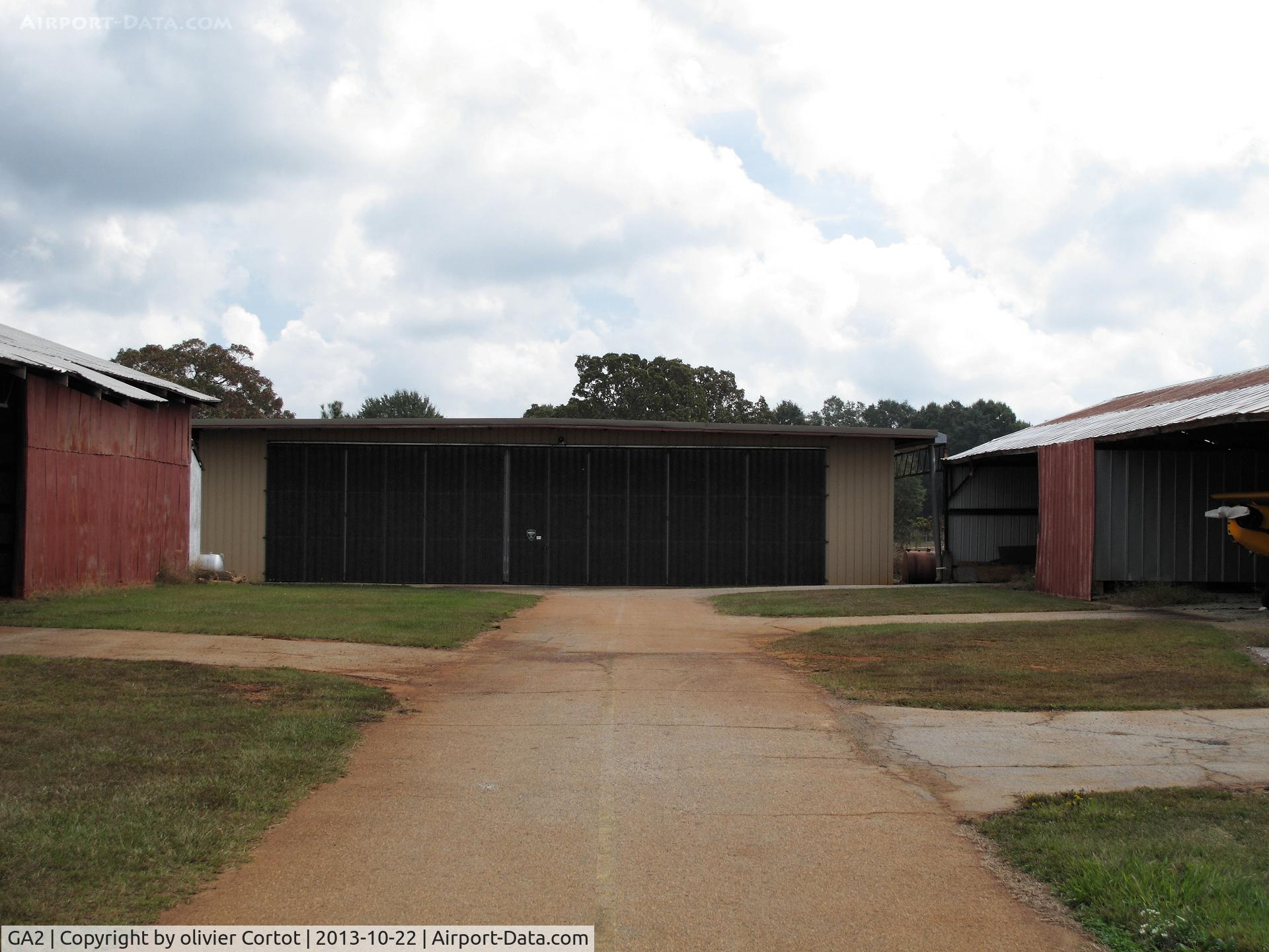 Peach State Airport (GA2) - old style hangars