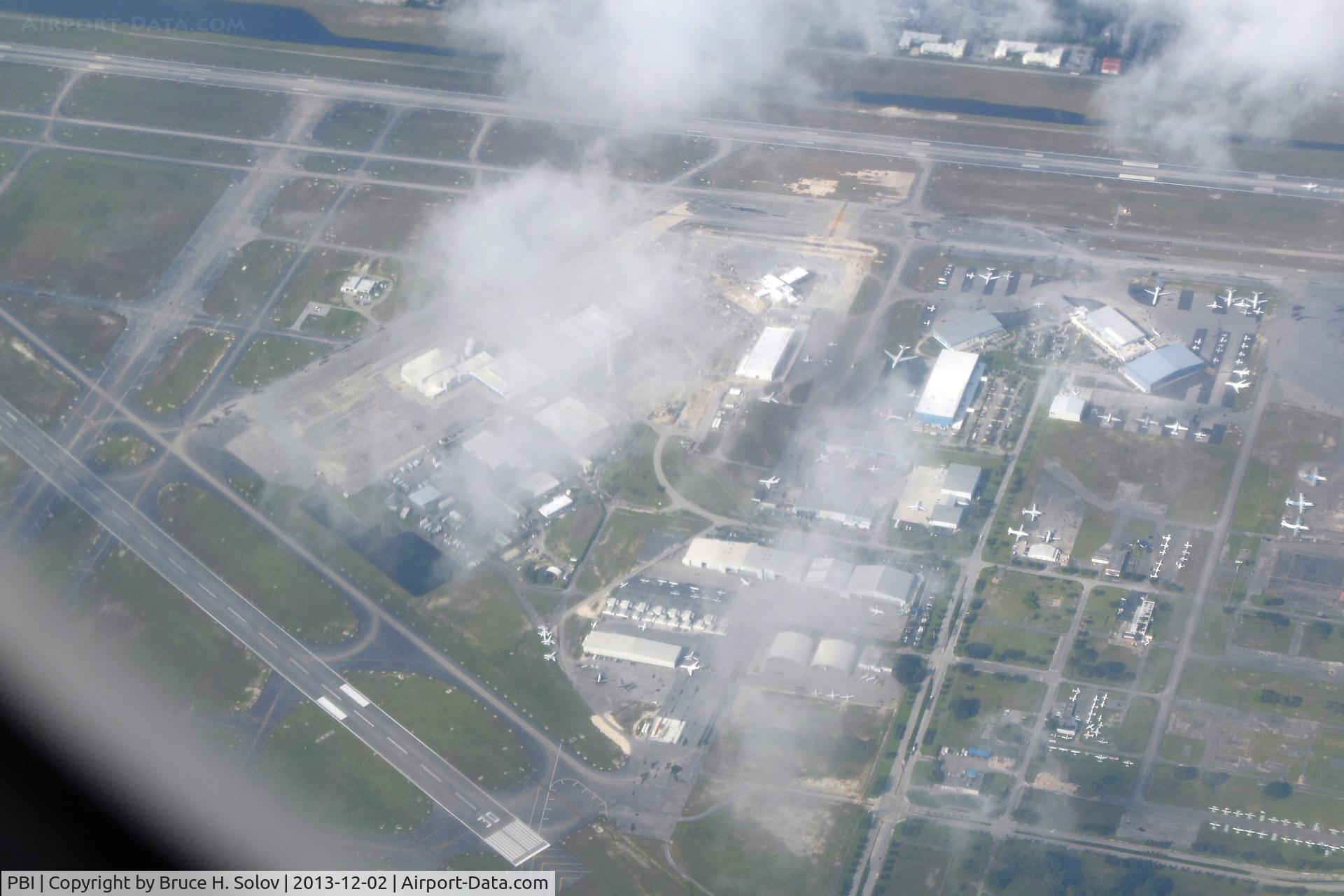 Palm Beach International Airport (PBI) - Descending towards MIA, from my airplane seat