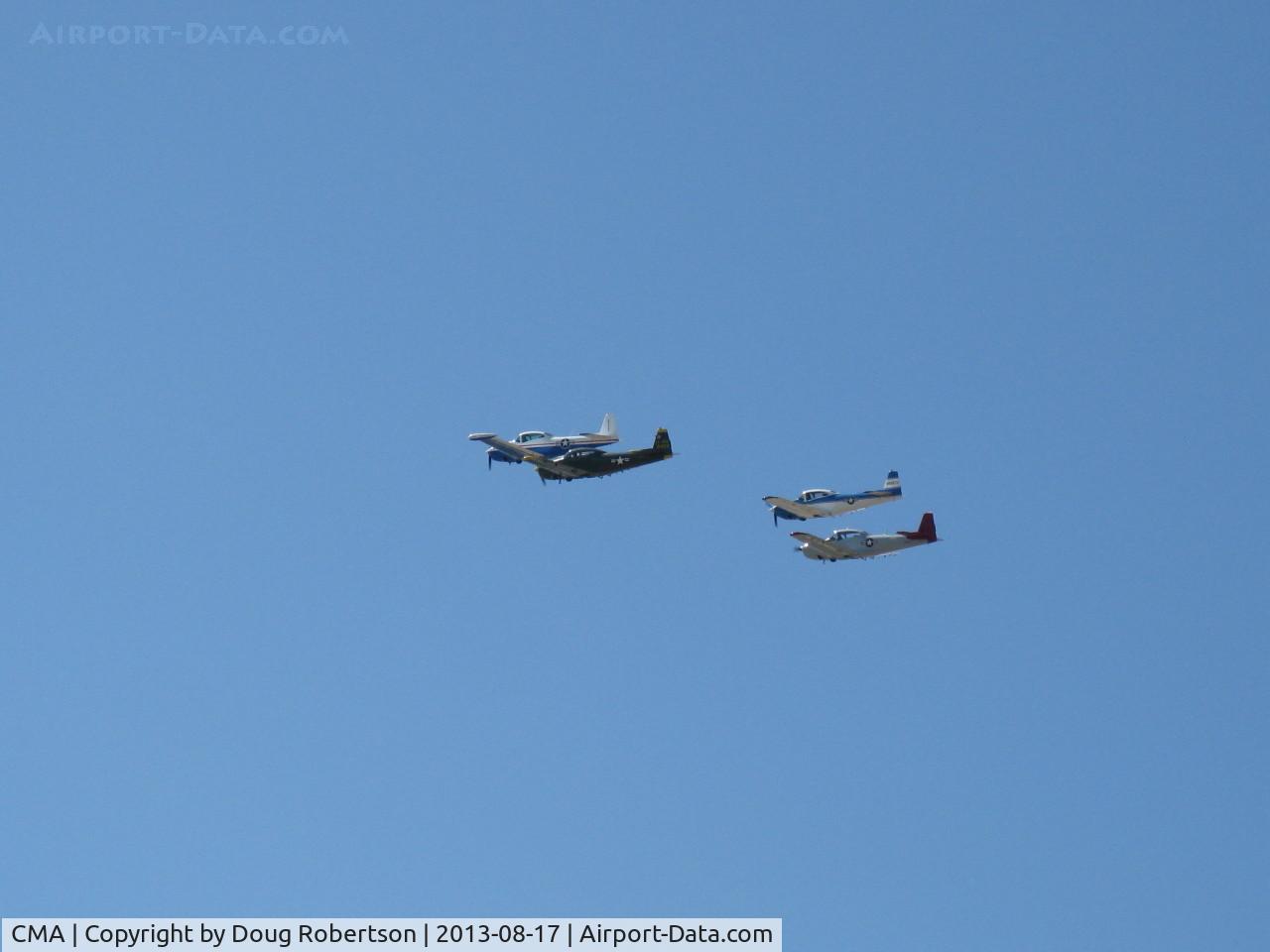 Camarillo Airport (CMA) - Local NAVIONS in flight over Rwy 26