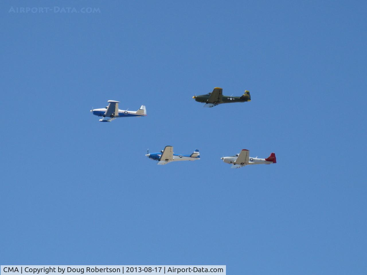 Camarillo Airport (CMA) - Local NAVIONS in flight over Rwy 26