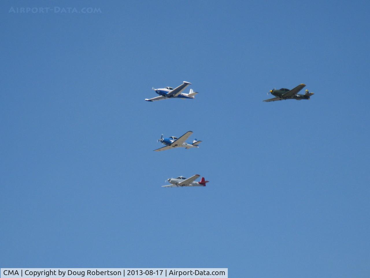 Camarillo Airport (CMA) - Local NAVIONS in flight over Rwy 26