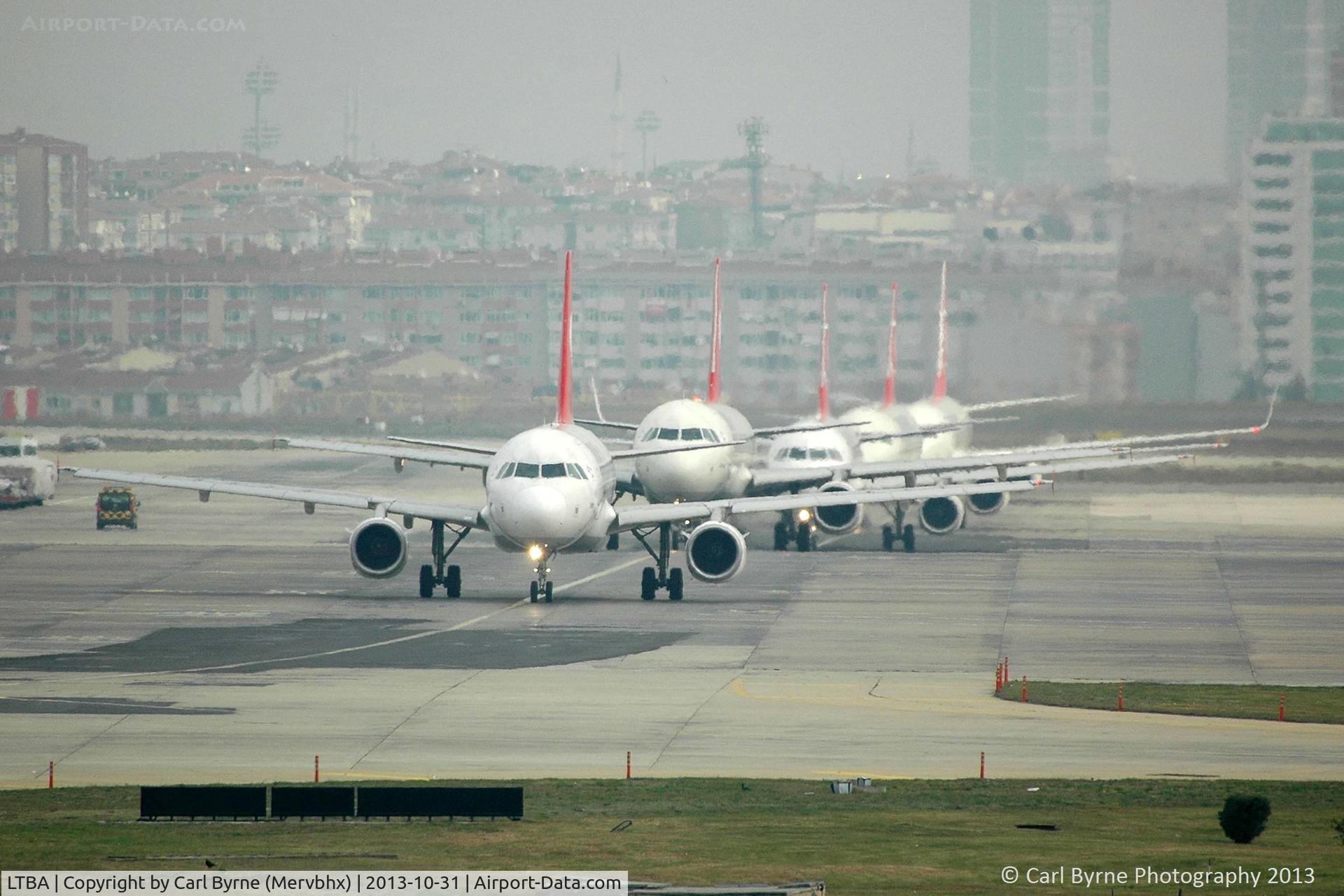 Istanbul Atatürk International Airport, Istanbul Turkey (LTBA) - Taken from the Fly Inn Shopping Mall.