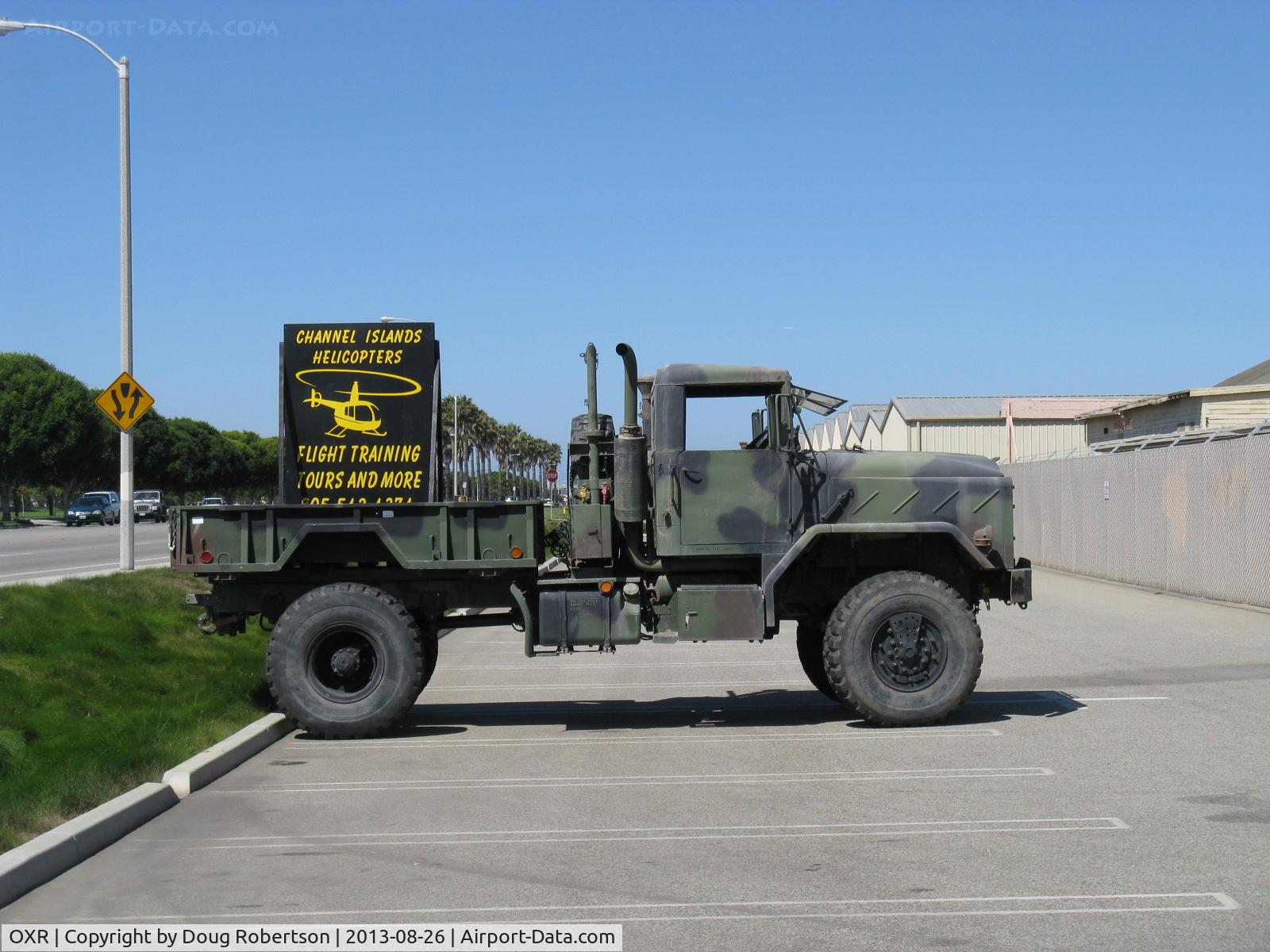 Oxnard Airport (OXR) - Novel advertising for Channel Islands Helicopters based OXR