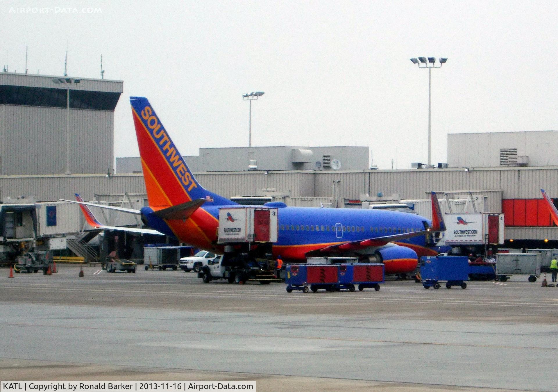 Hartsfield - Jackson Atlanta International Airport (ATL) - South West B737 at the gate, Atlanta