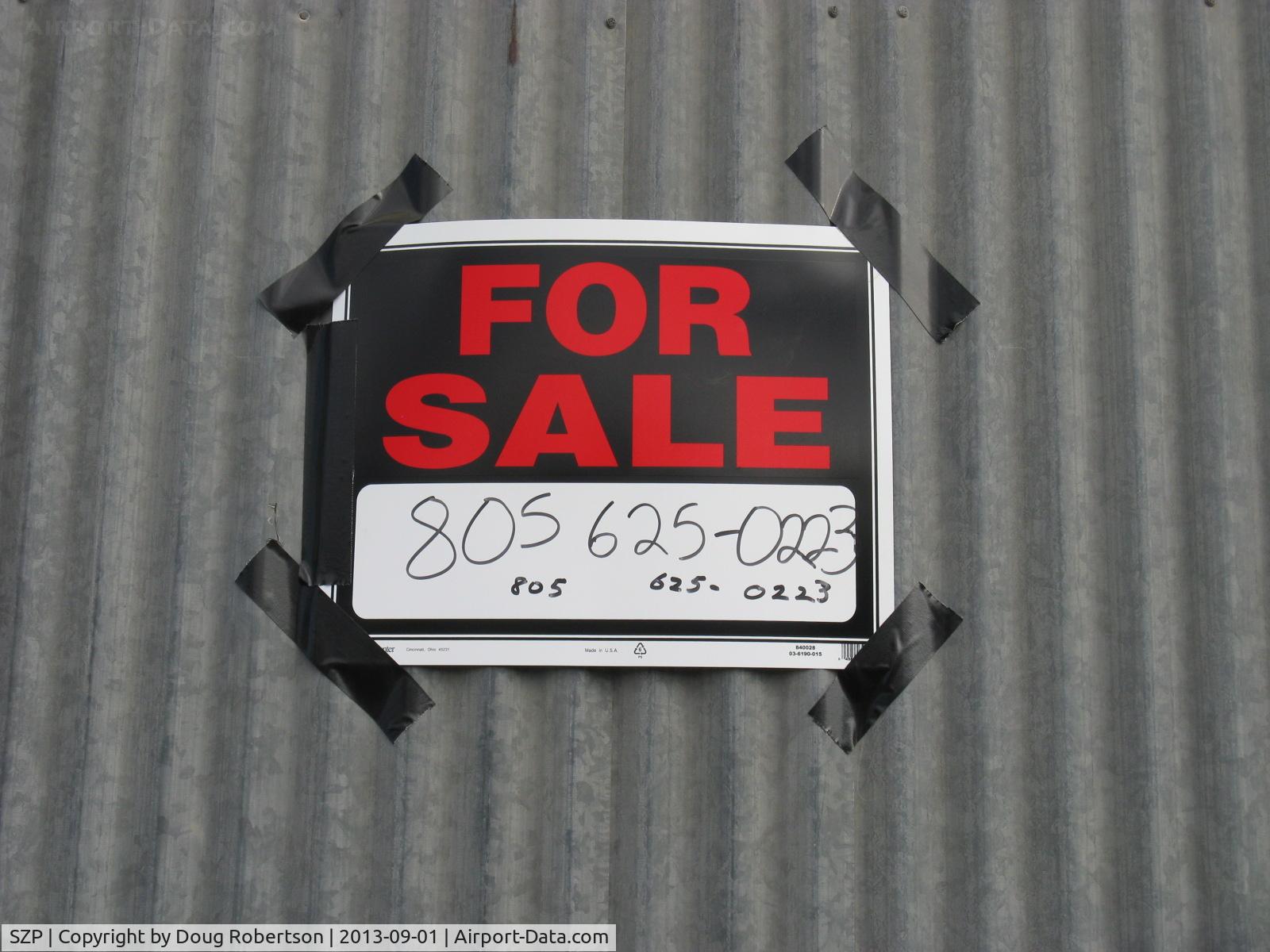 Santa Paula Airport (SZP) - Hangar FOR SALE-12 Wright Taxi