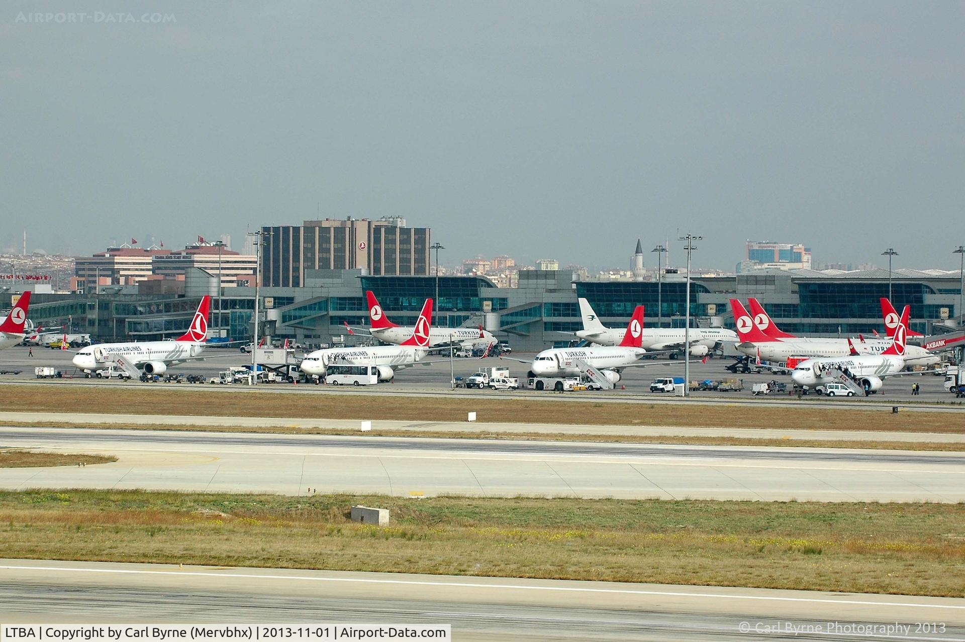 Istanbul Atatürk International Airport, Istanbul Turkey (LTBA) - Taken from the Fly Inn Shopping Mall.
