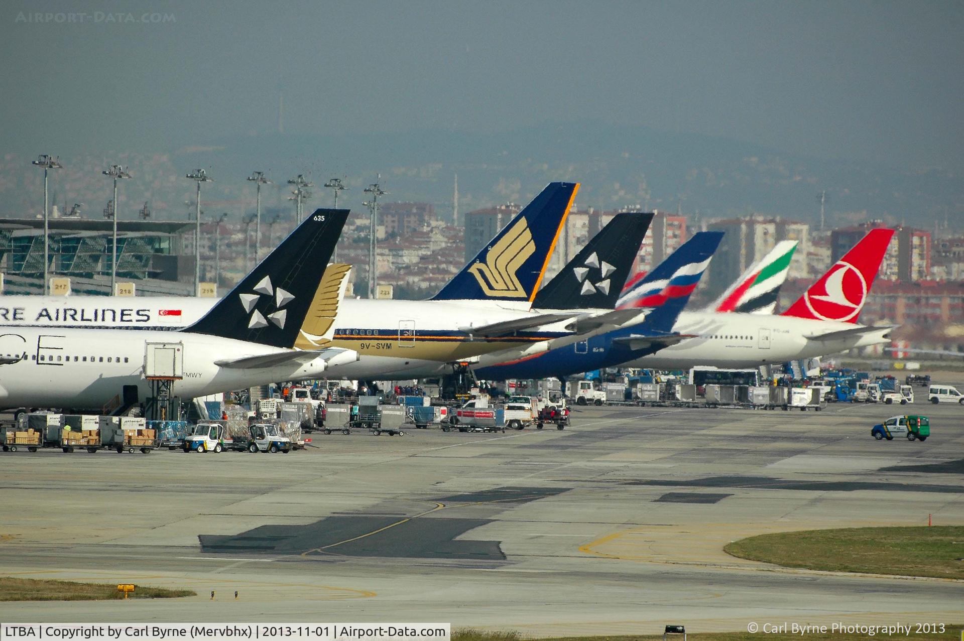 Istanbul Atatürk International Airport, Istanbul Turkey (LTBA) - Taken from the Fly Inn Shopping Mall.