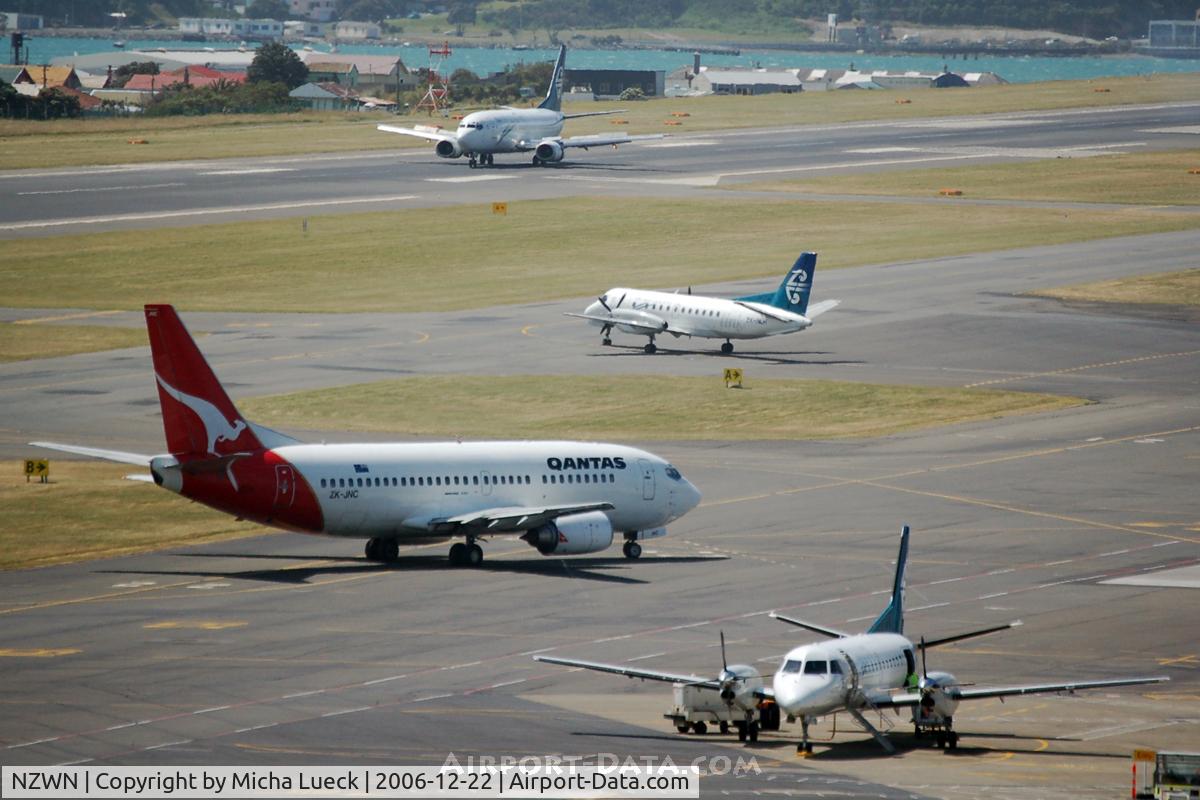 Wellington International Airport, Wellington New Zealand (NZWN) - Busy times at WLG