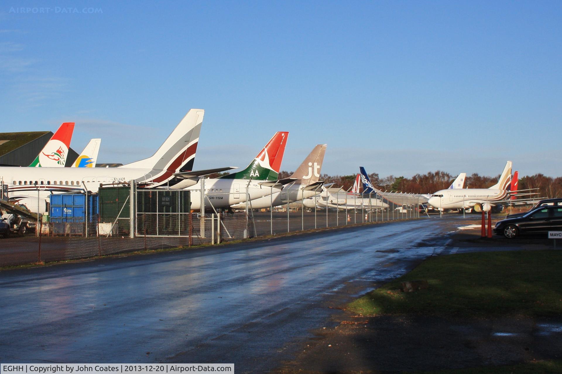 Bournemouth Airport, Bournemouth, England United Kingdom (EGHH) - B737s at European Aviation