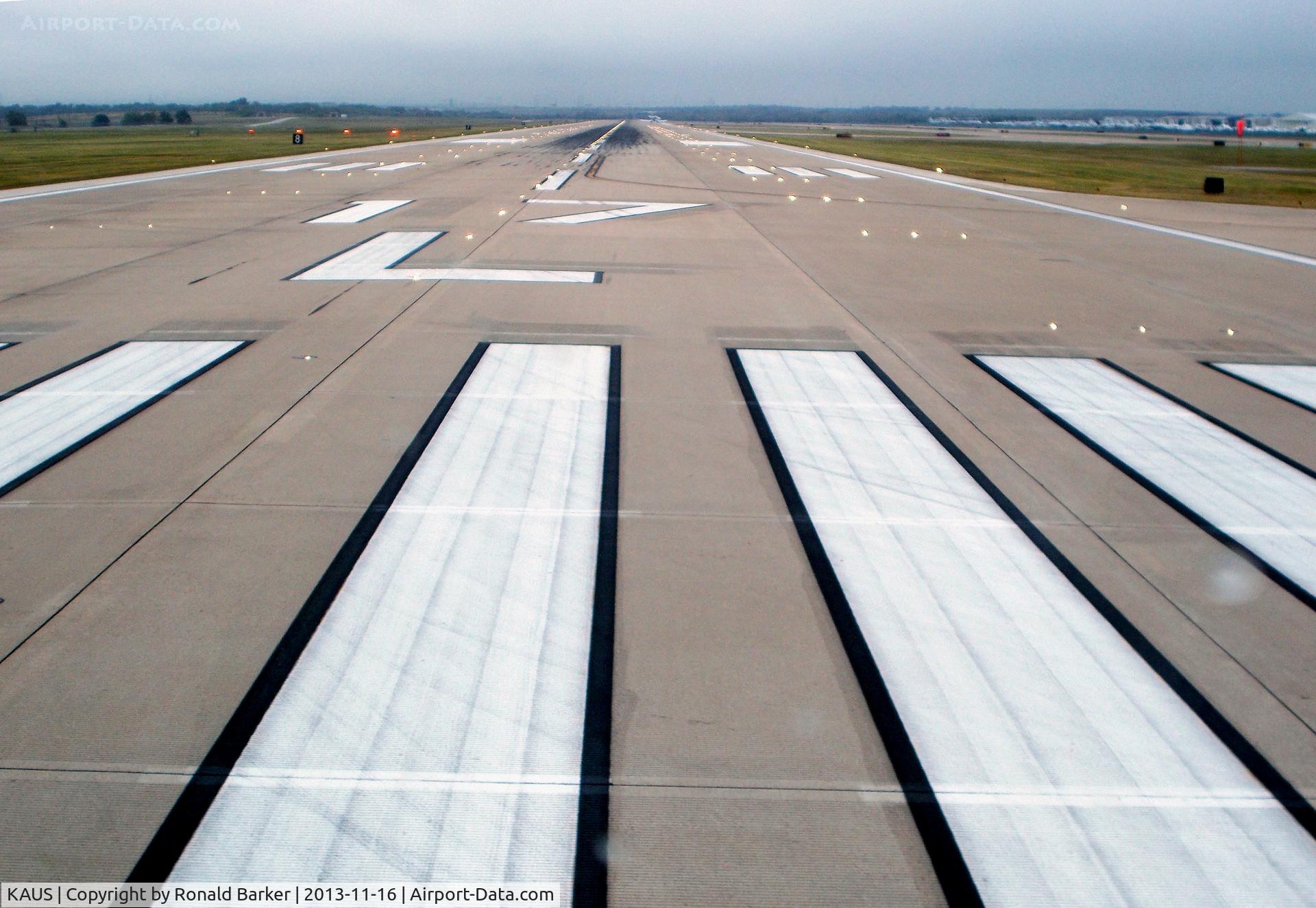 Austin-bergstrom International Airport (AUS) - Looking down Runway 17 Left, Austin