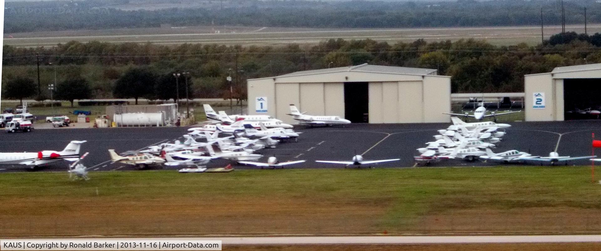 Austin-bergstrom International Airport (AUS) - Looking at some of the general aviation that flew in for the week of Formula One Racing in Austin