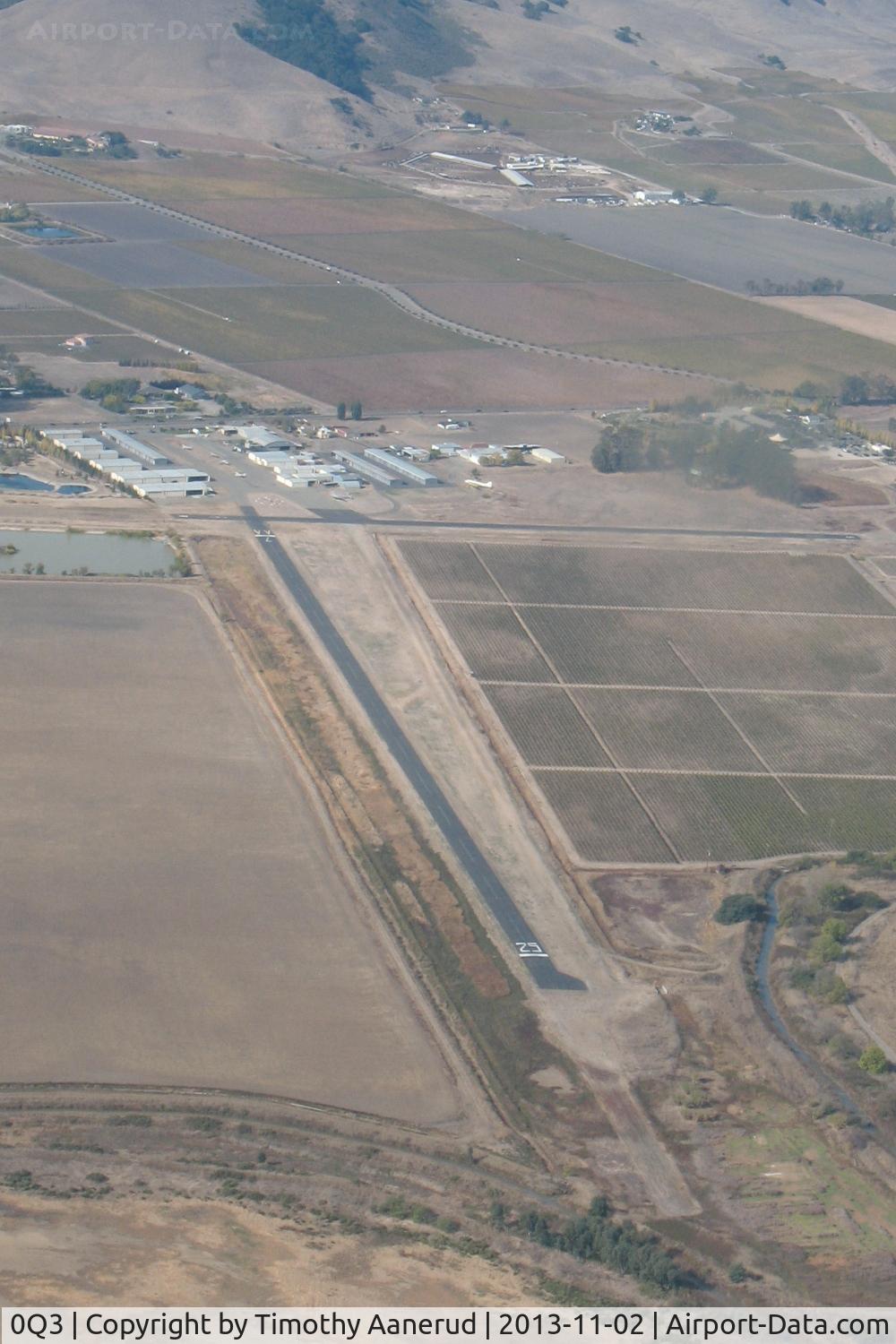 Sonoma Valley Airport (0Q3) - Somoma Valley Airport,  flying past to the north west.