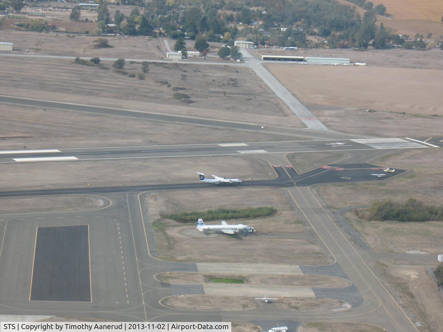 Charles M. Schulz - Sonoma County Airport (STS) - Downwind on Rwy 14