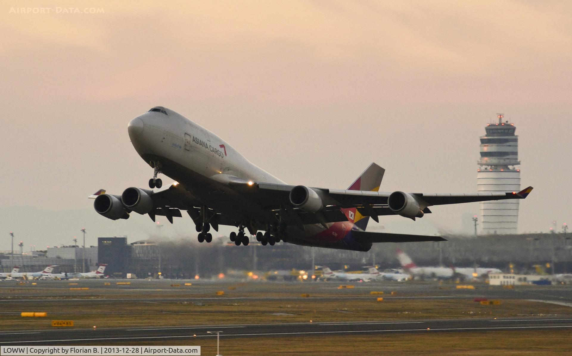 Vienna International Airport, Vienna Austria (LOWW) - Asiana Boeing 747 Cargo
