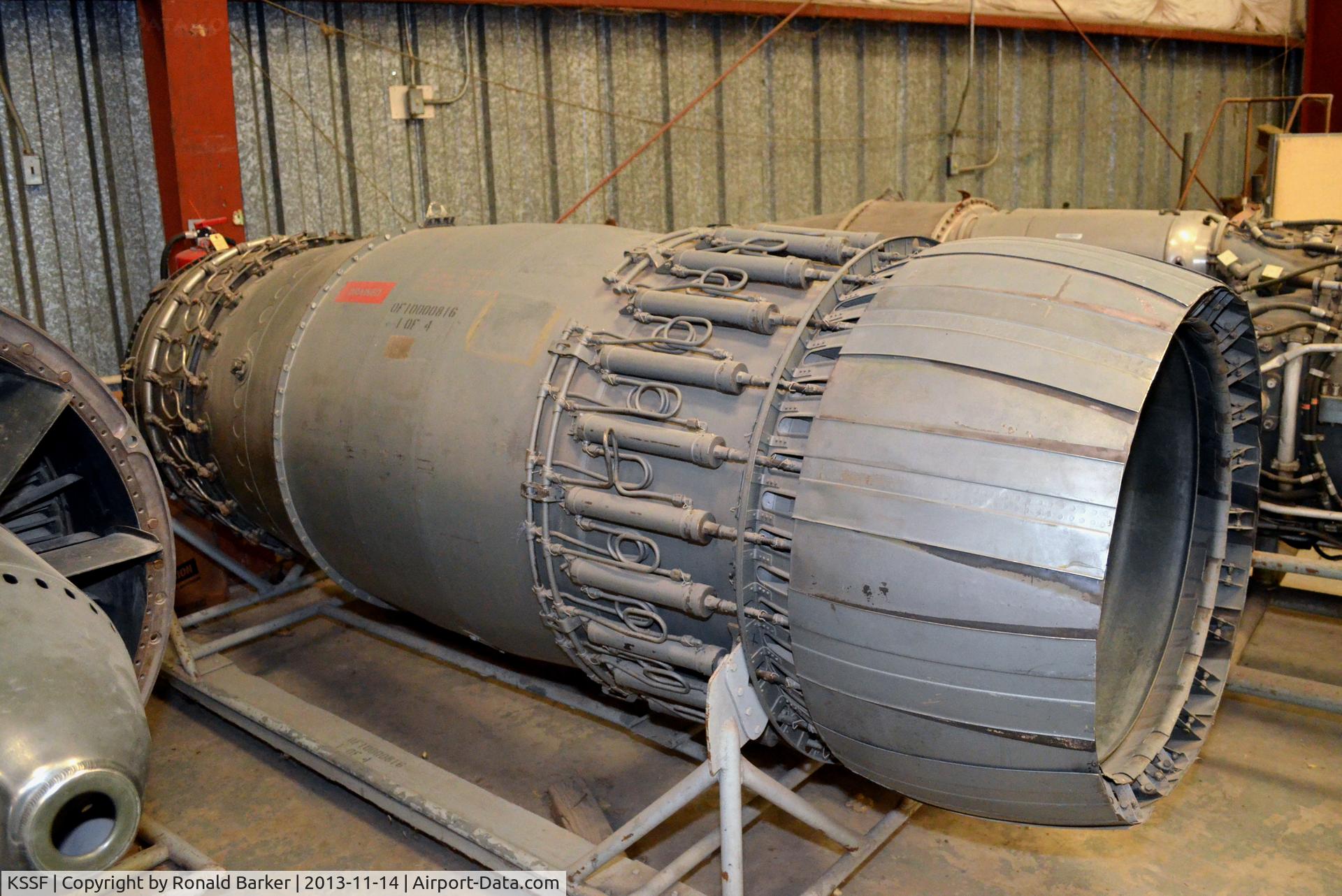 Stinson Municipal Airport (SSF) - Burner cans for Pratt and Whitney J57 engine at the Texas Air Museum